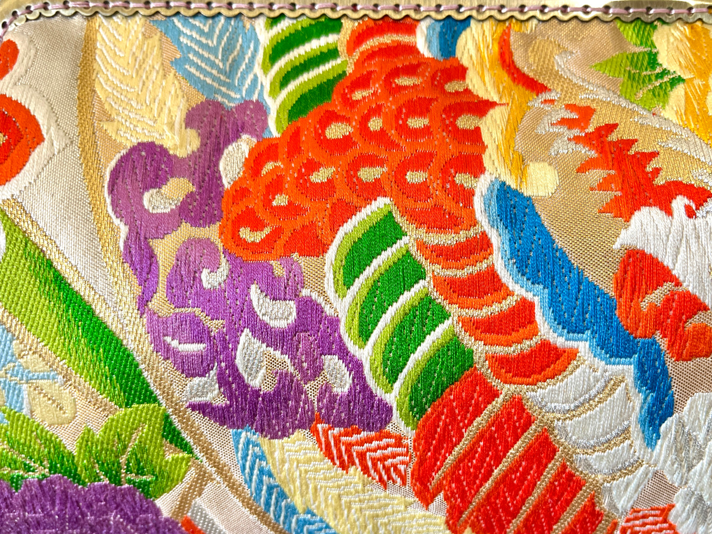 着物リメイクバンブーバッグ [No.1649]