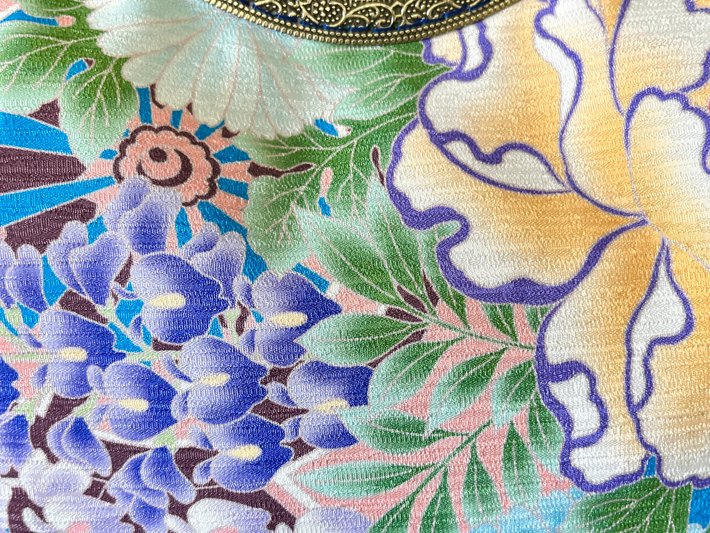 Kimono remake bag [No.1223]