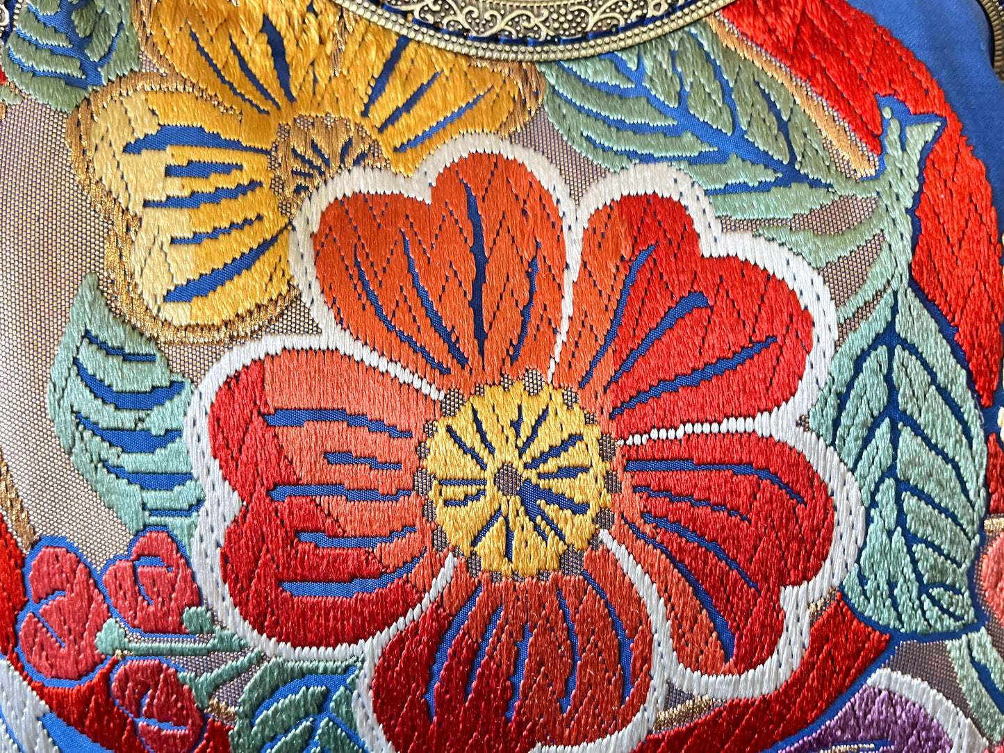 Kimono remake bag [No.1222]