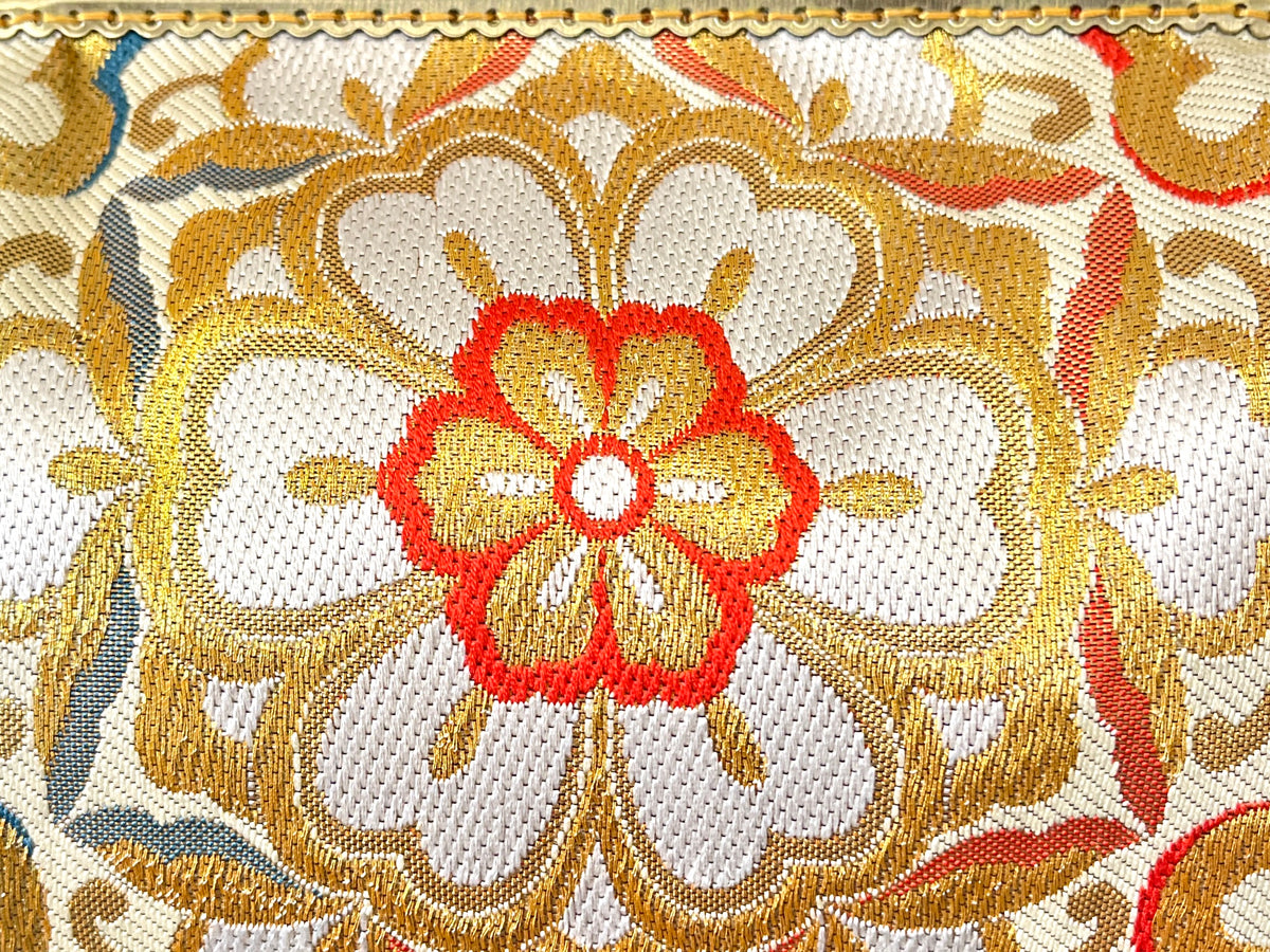 Kimono remake bamboo bag [No.2174]