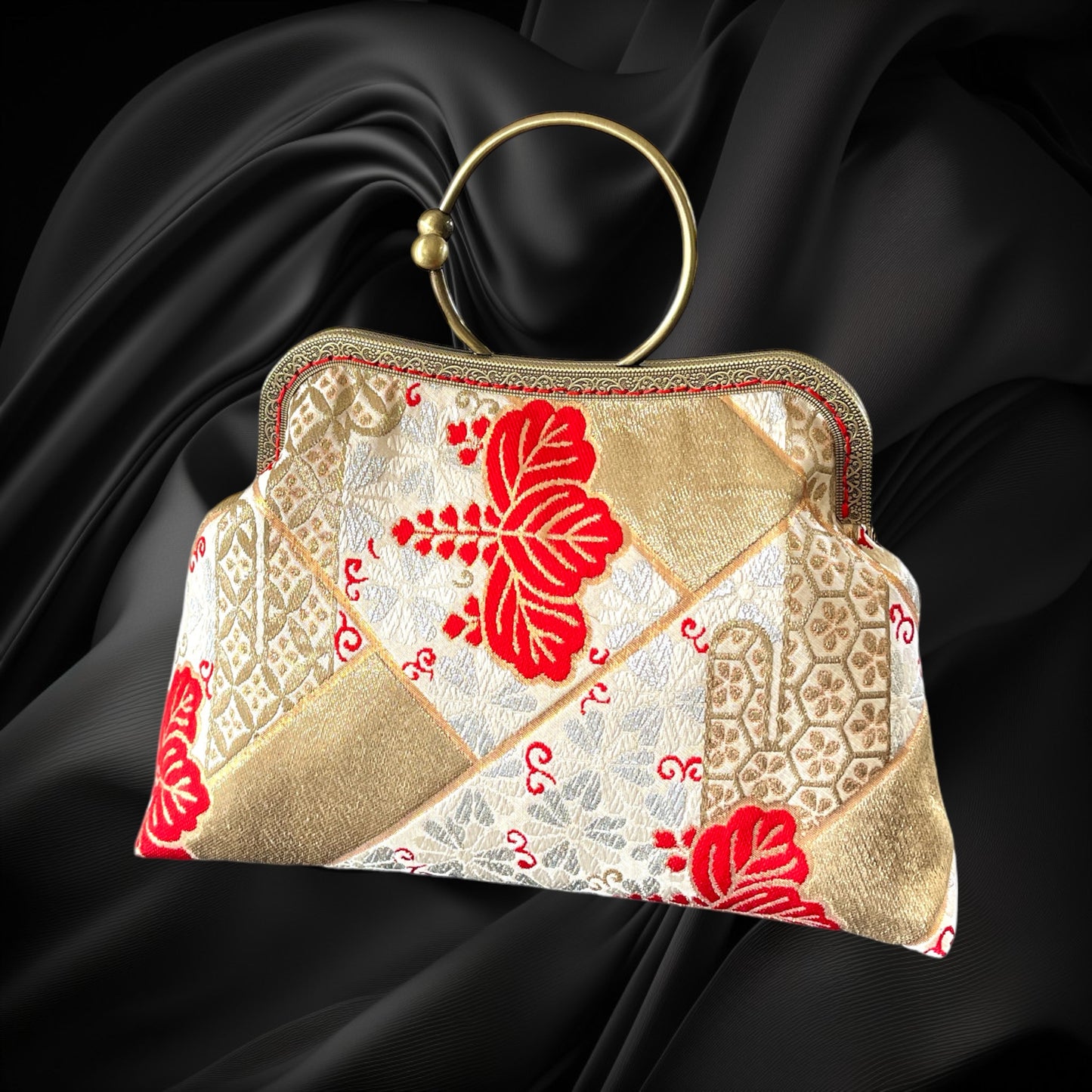 Kimono remake bag [No.797]