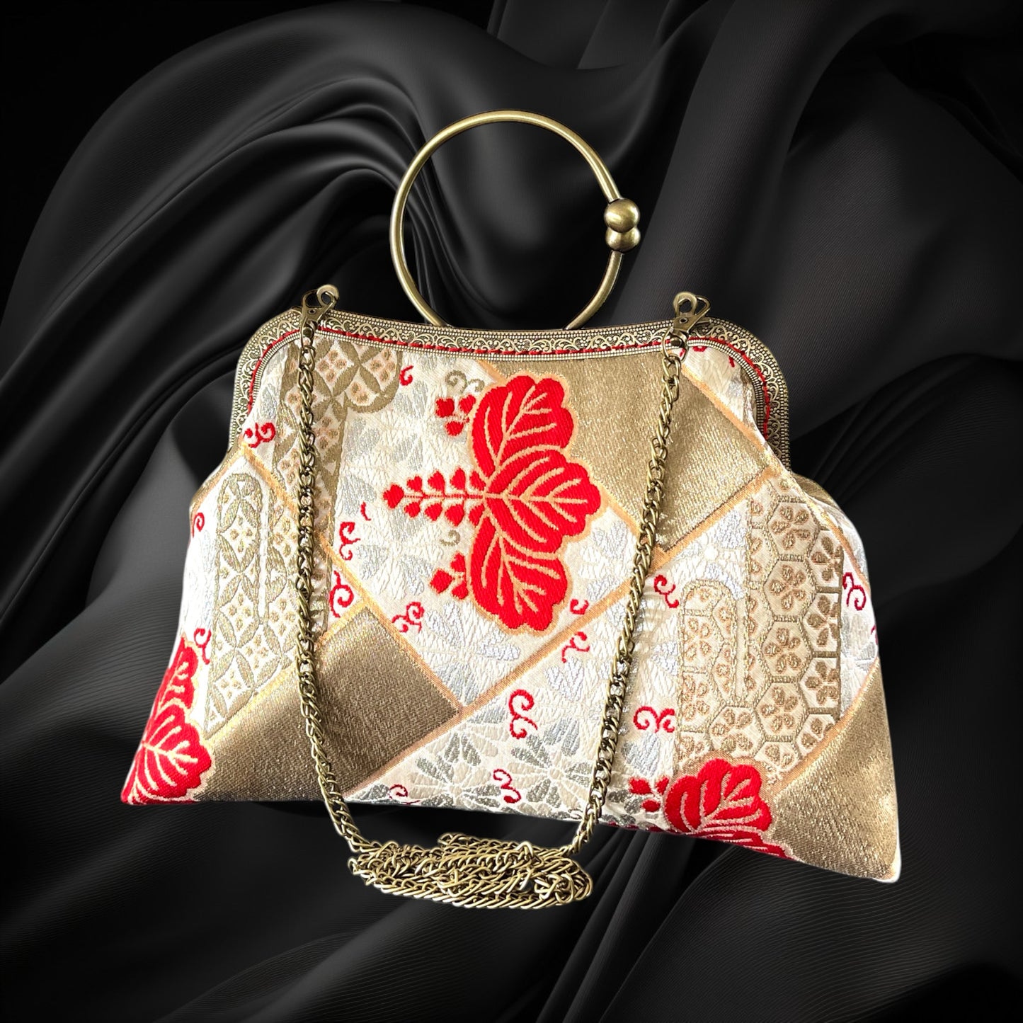 Kimono remake bag [No.797]