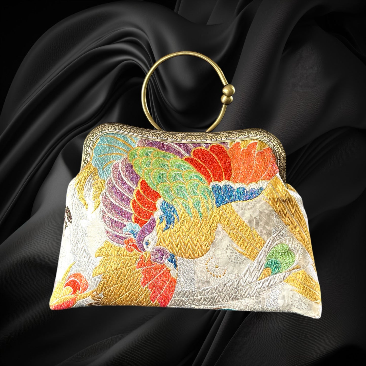 Kimono remake bag [No.796]