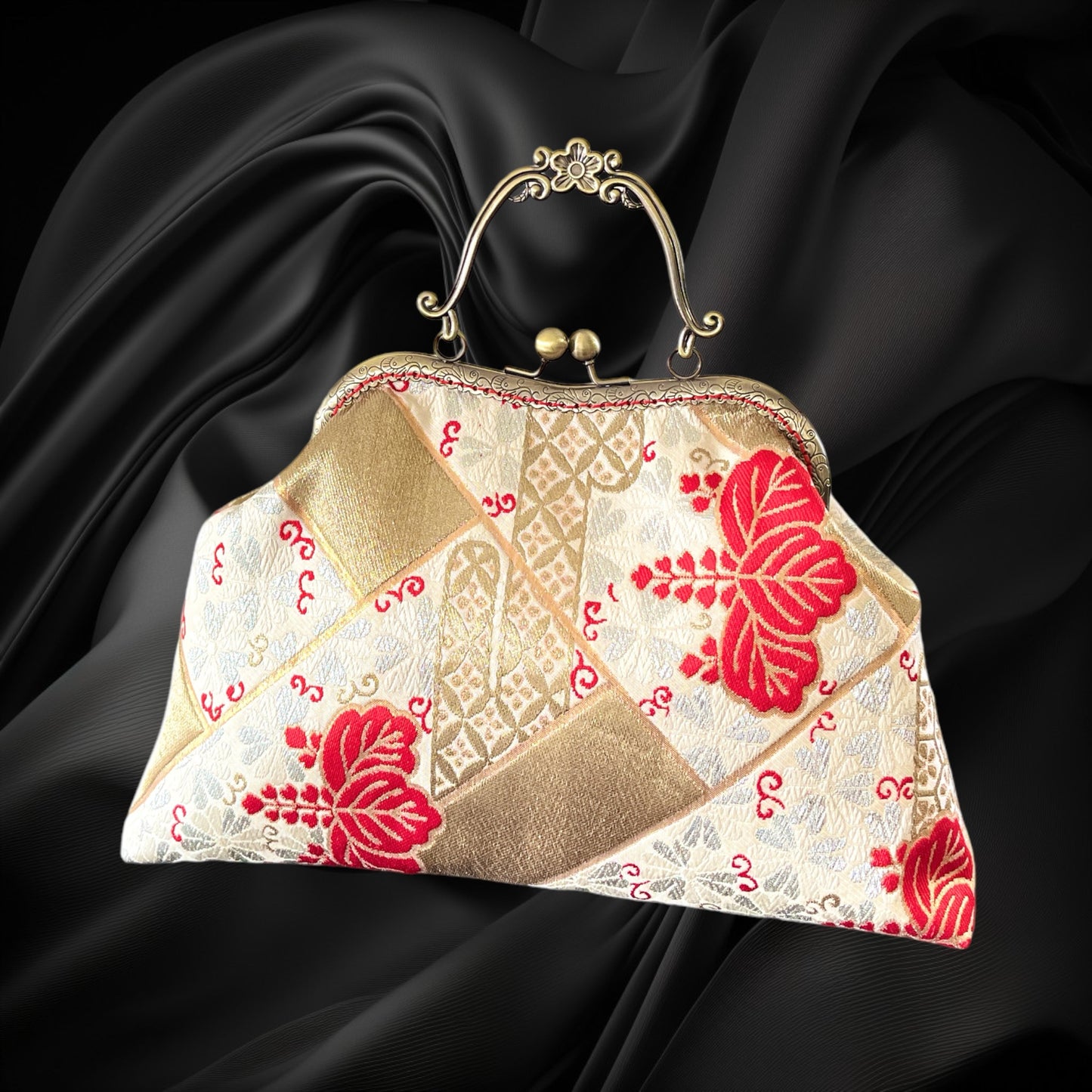 Kimono remake bag [No.798]