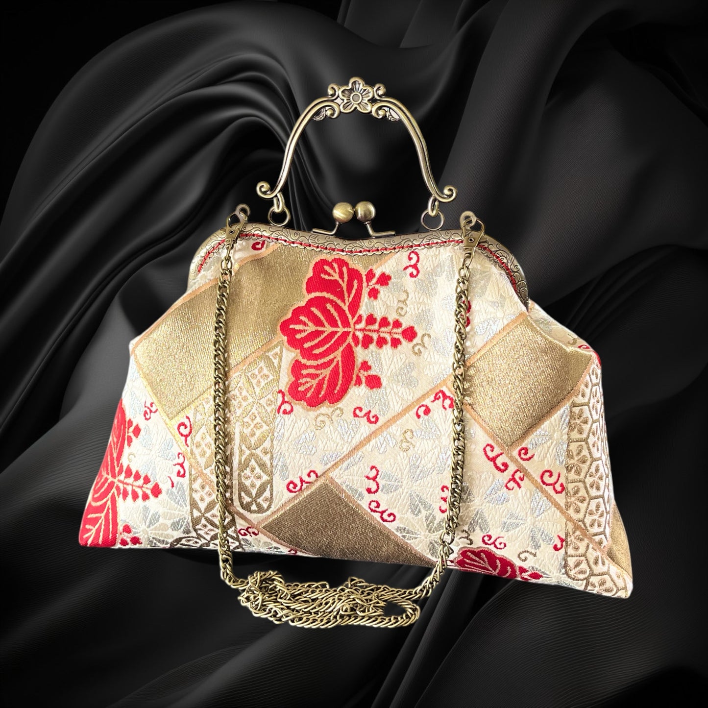 Kimono remake bag [No.798]