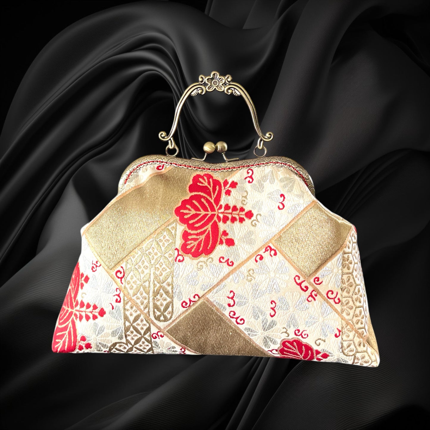 Kimono remake bag [No.798]