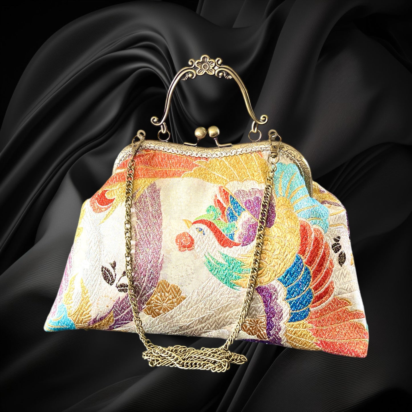 Kimono remake bag [No.799]