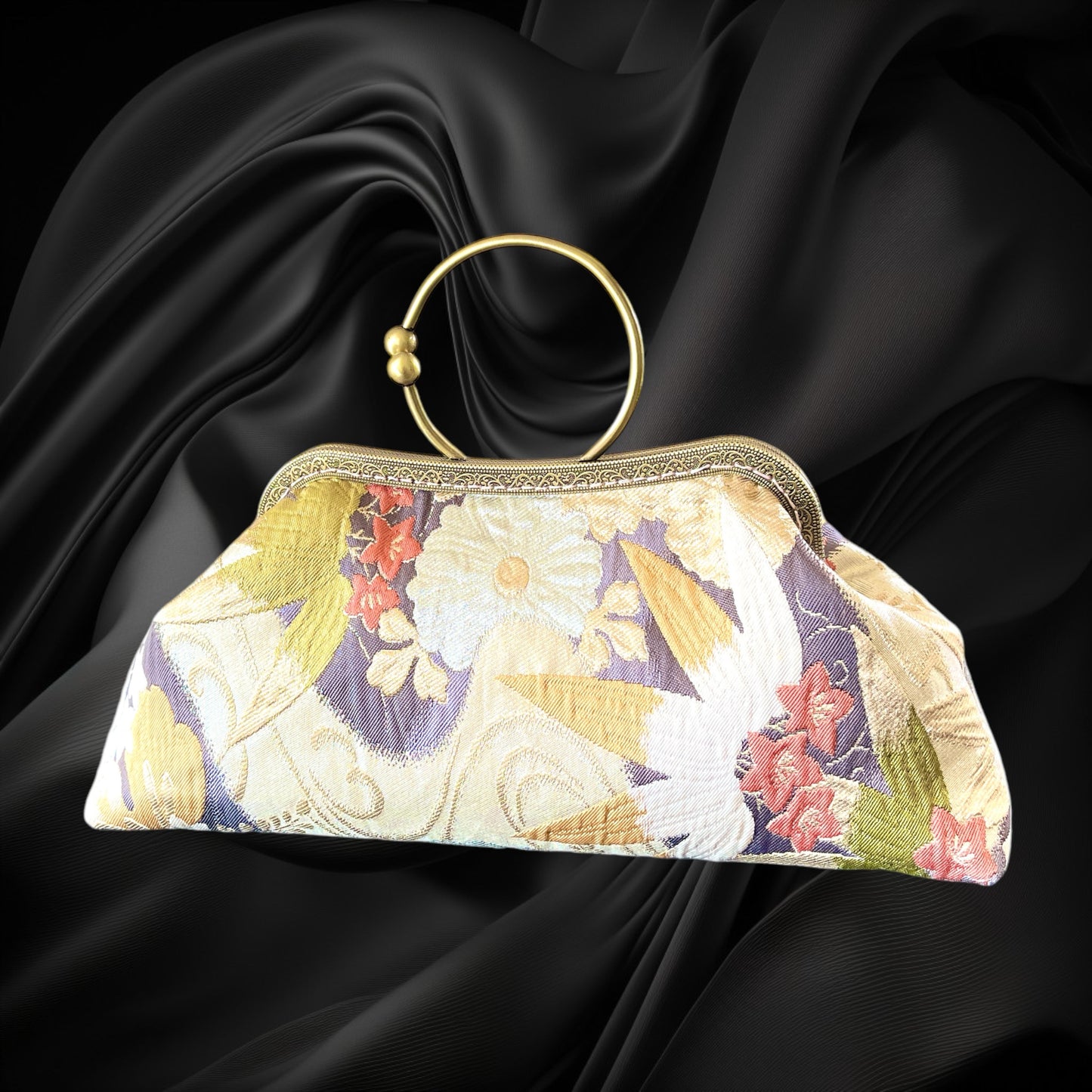 Kimono remake bag [No.819]