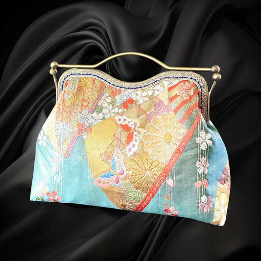 Kimono remake bag [No.831]