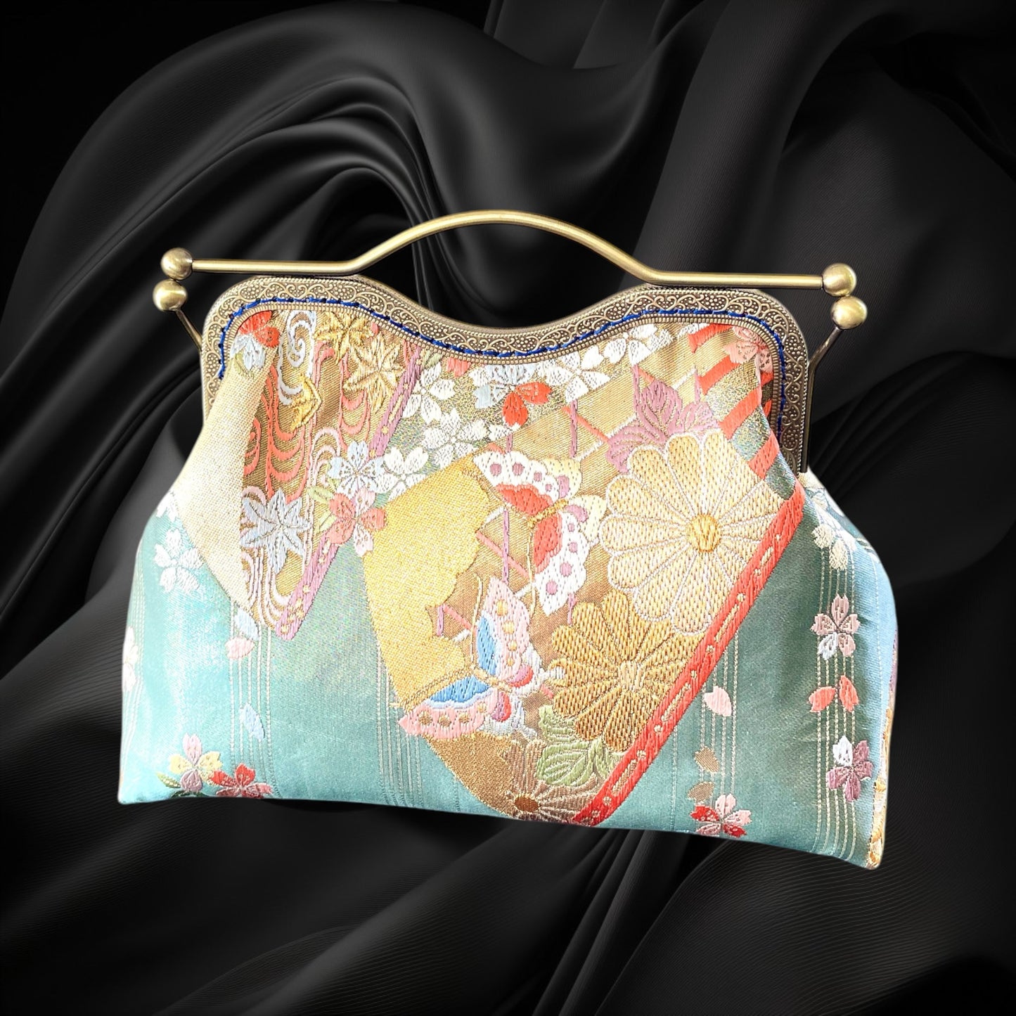 Kimono remake bag [No.831]