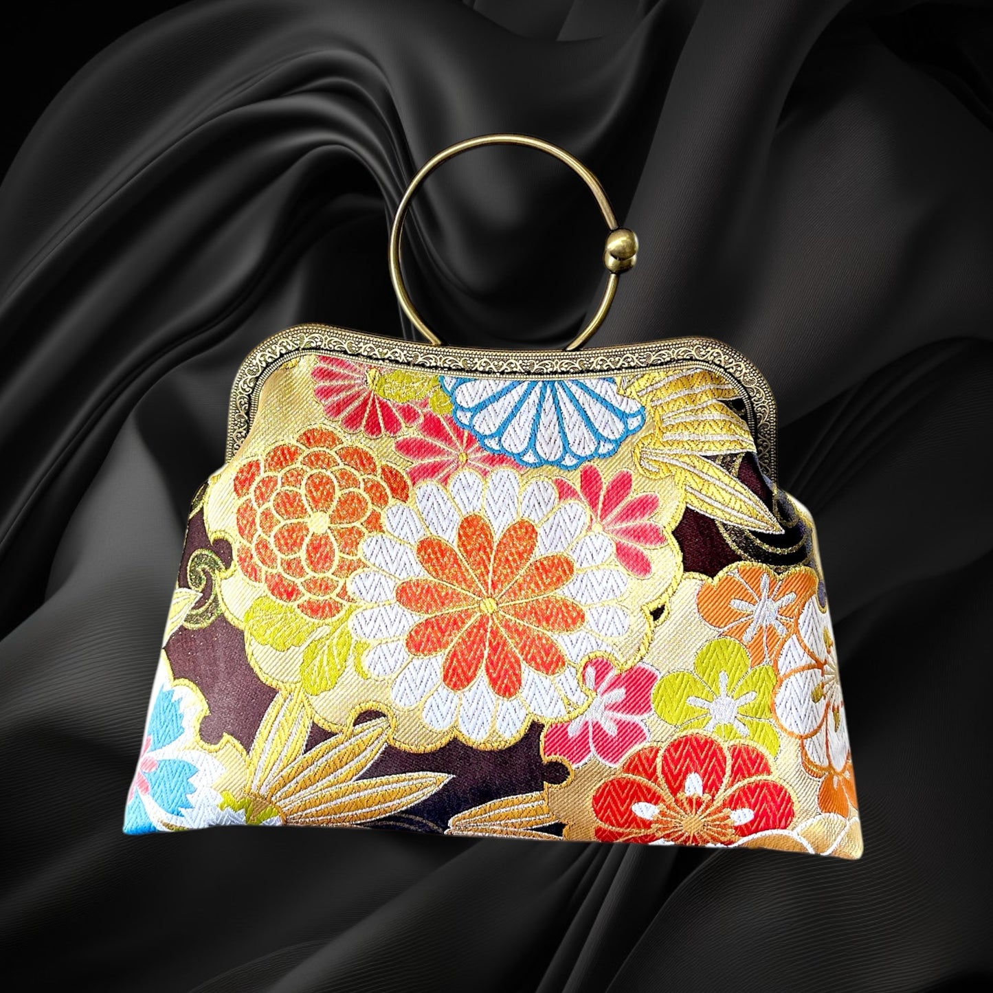 Kimono remake bag [No.872]