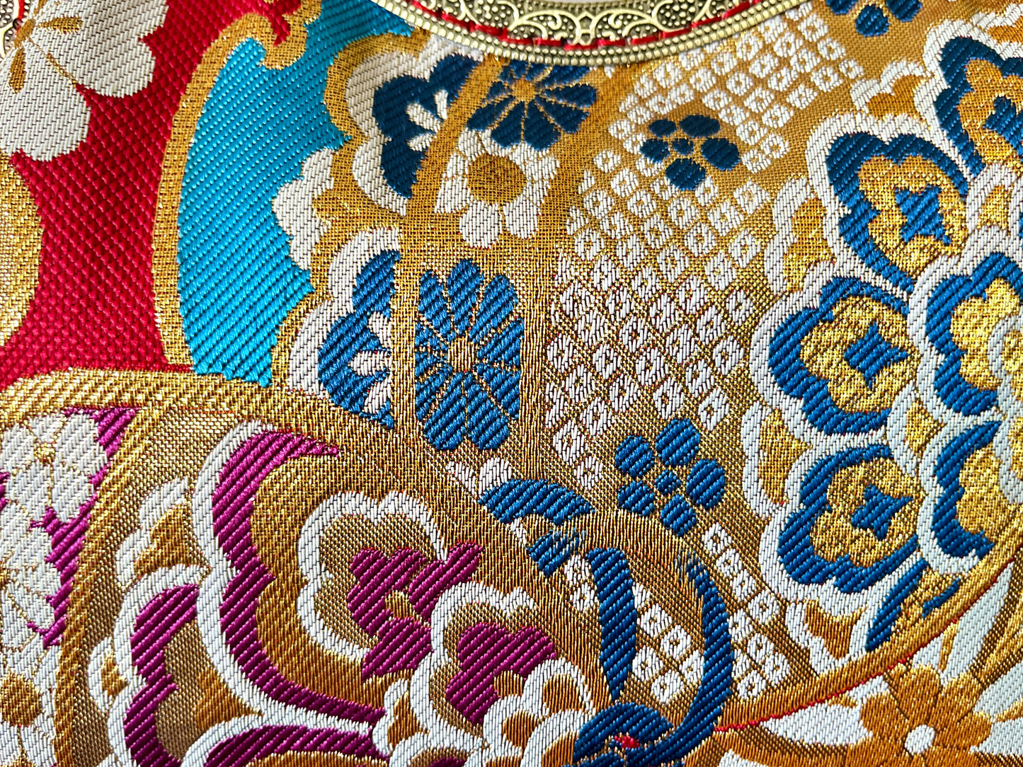 Kimono remake bag [No.1372]