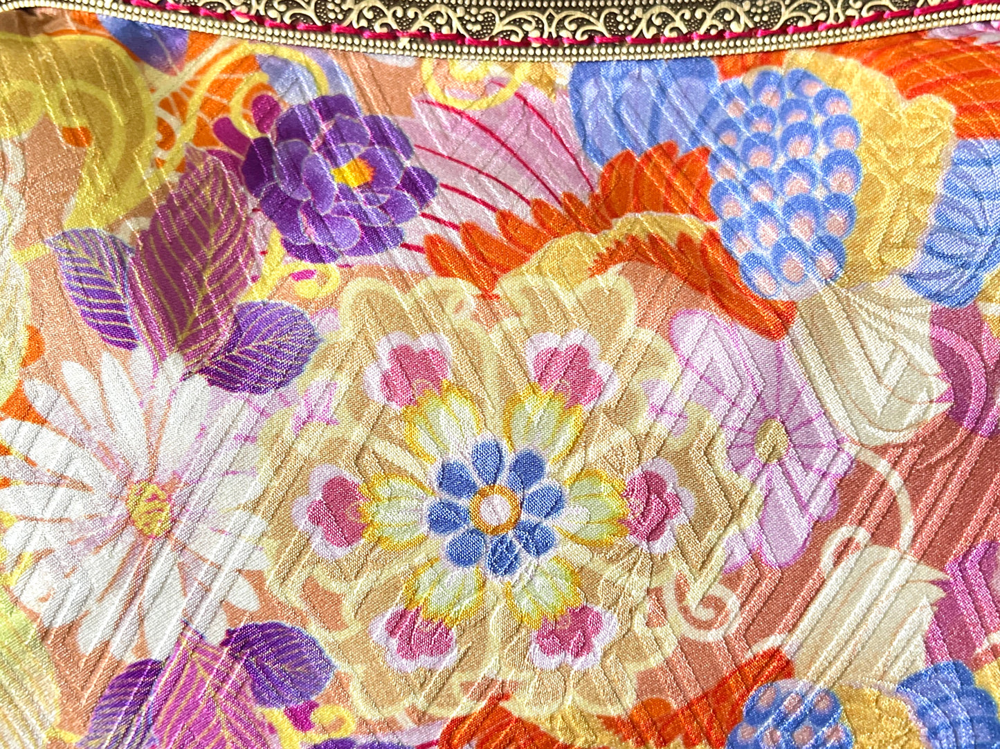 Kimono remake bag [No.1385]