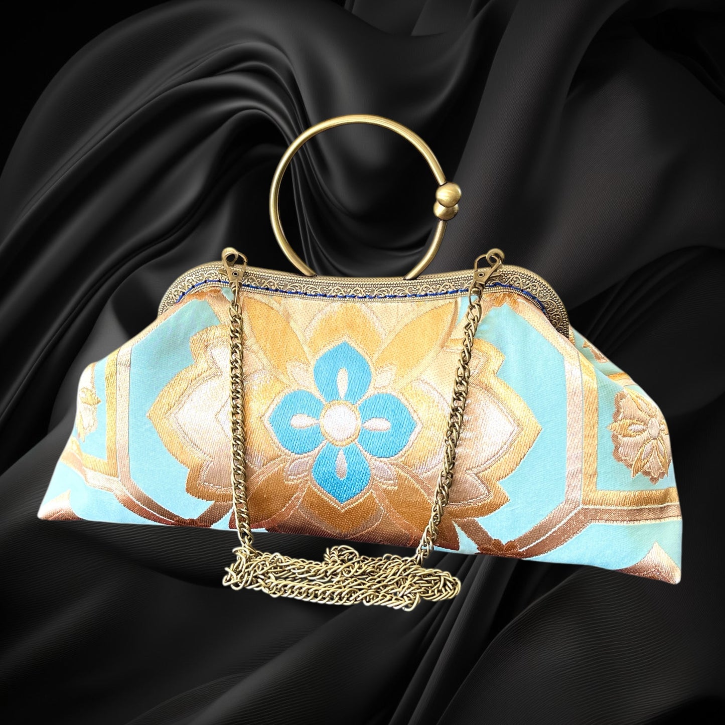 Kimono remake bag [No.912]