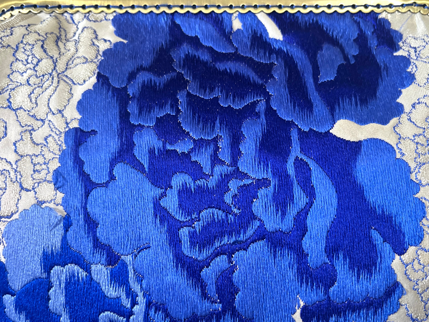Kimono remake bamboo bag [No.1432]