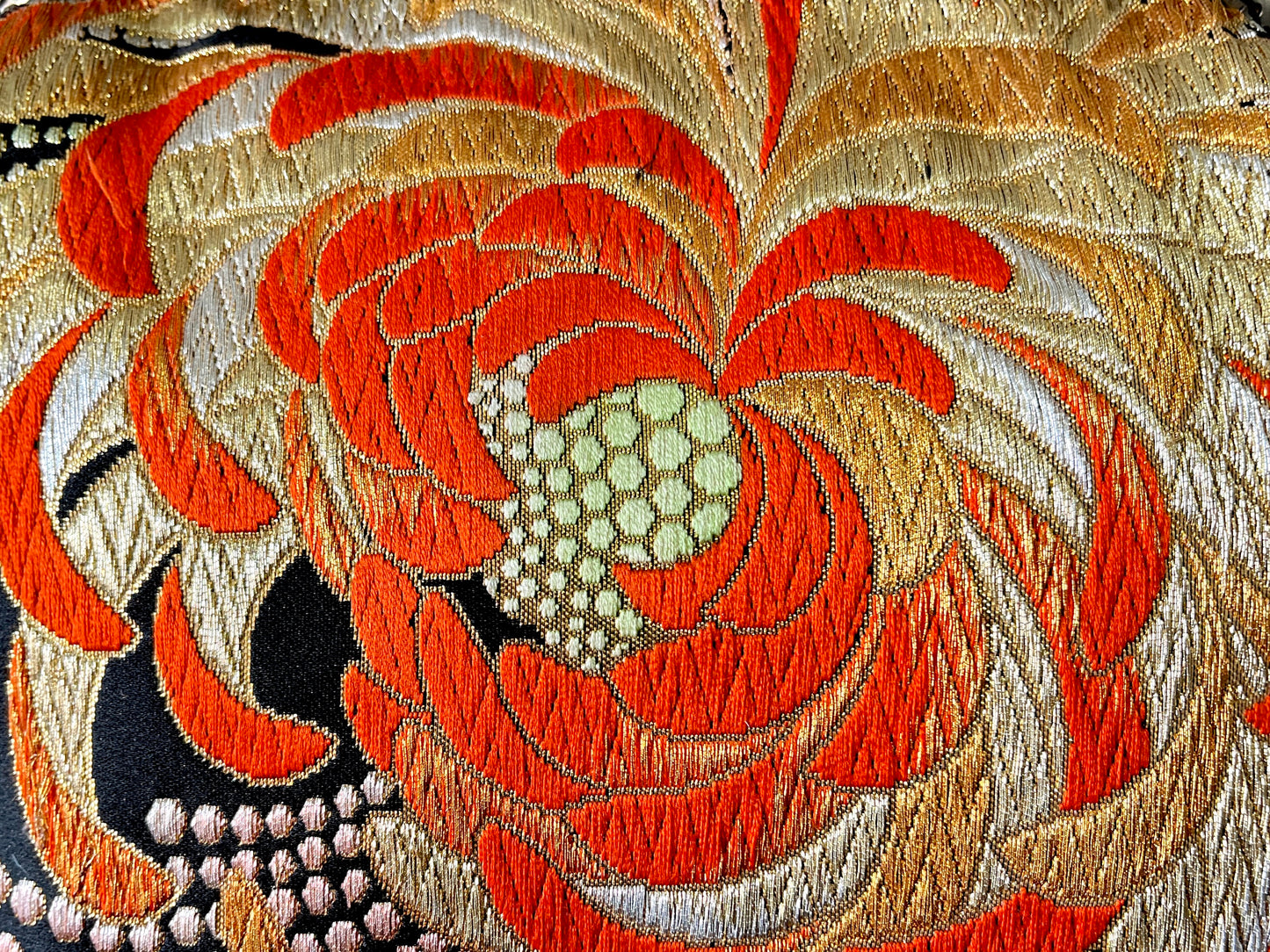 着物リメイクバンブーバッグ [No.1888]