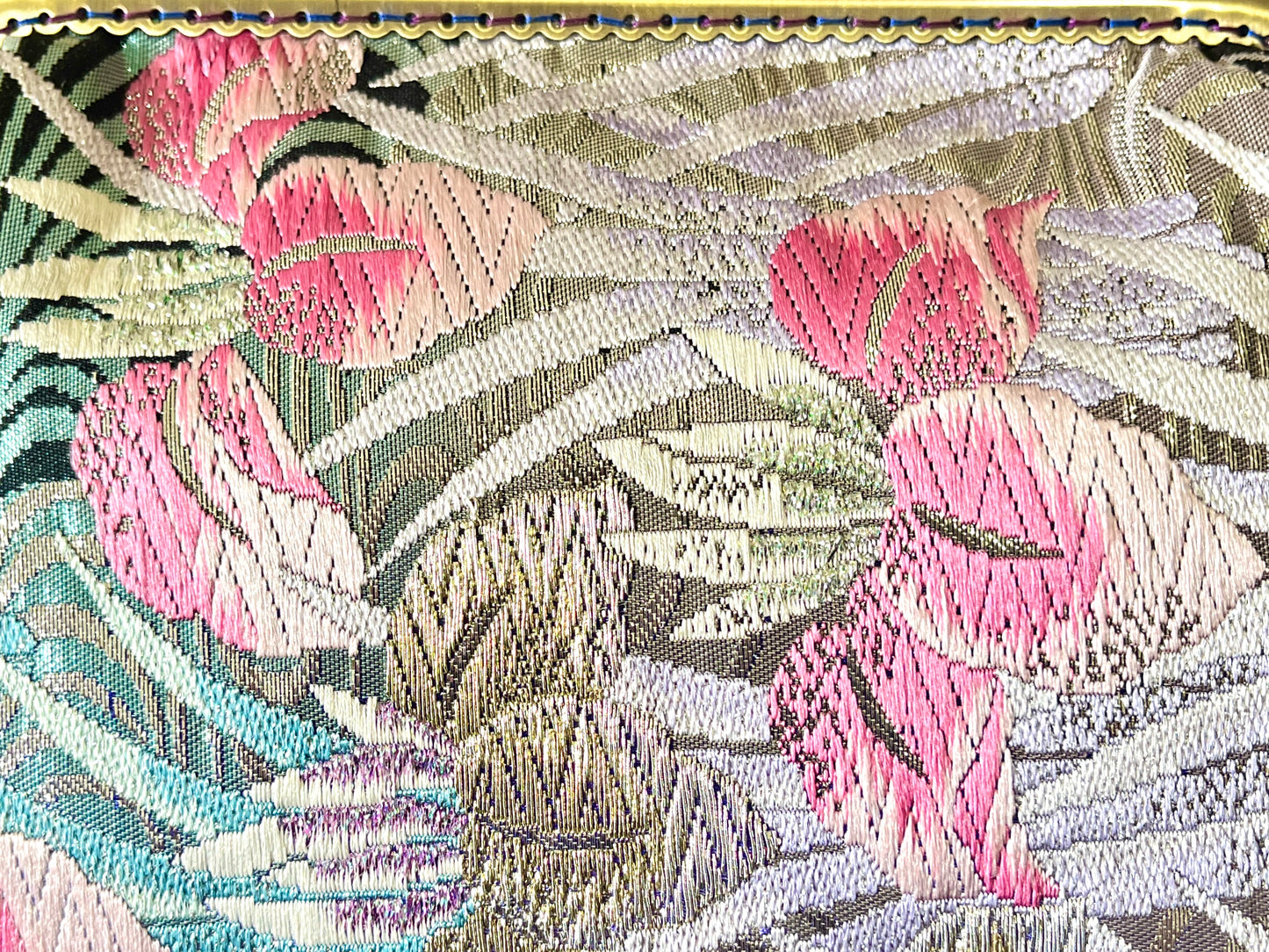 着物リメイクバンブーバッグ [No.1906]