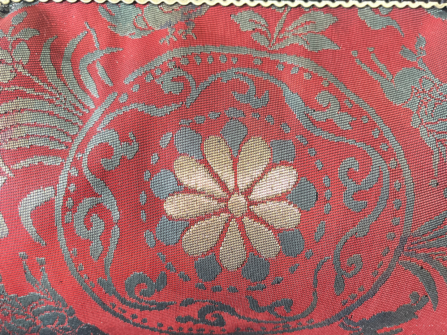 Kimono remake bamboo bag [No.1455]