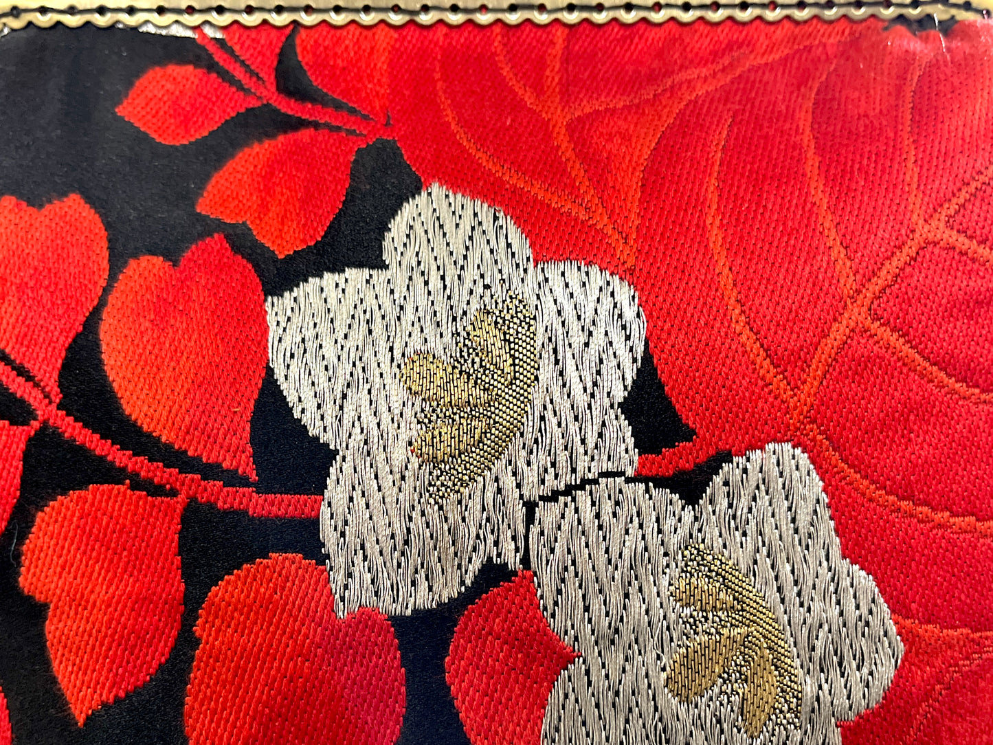 Kimono remake bamboo bag [No.999]