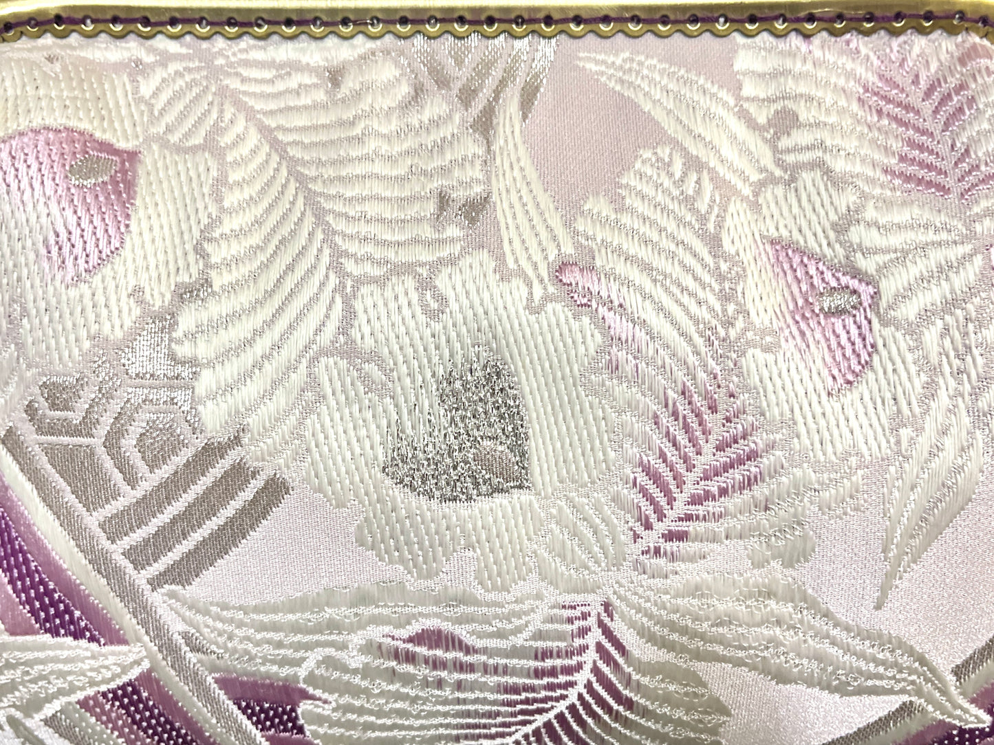 Kimono remake bamboo bag [No.1575]