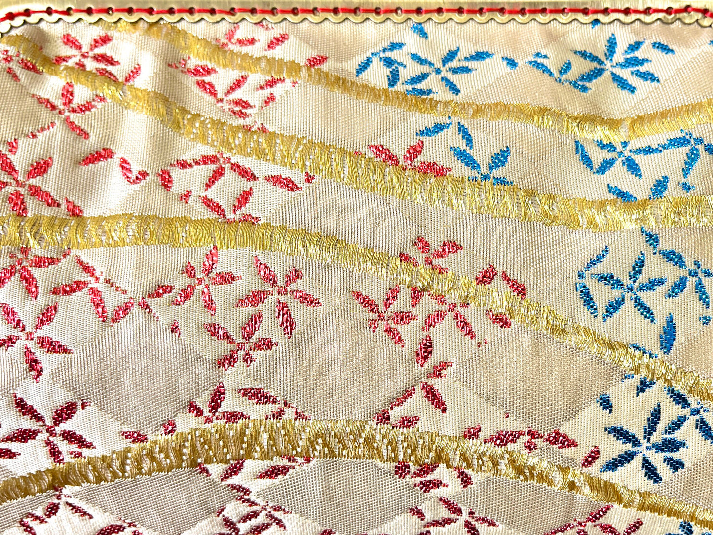 Kimono remake bamboo bag [No.1580]