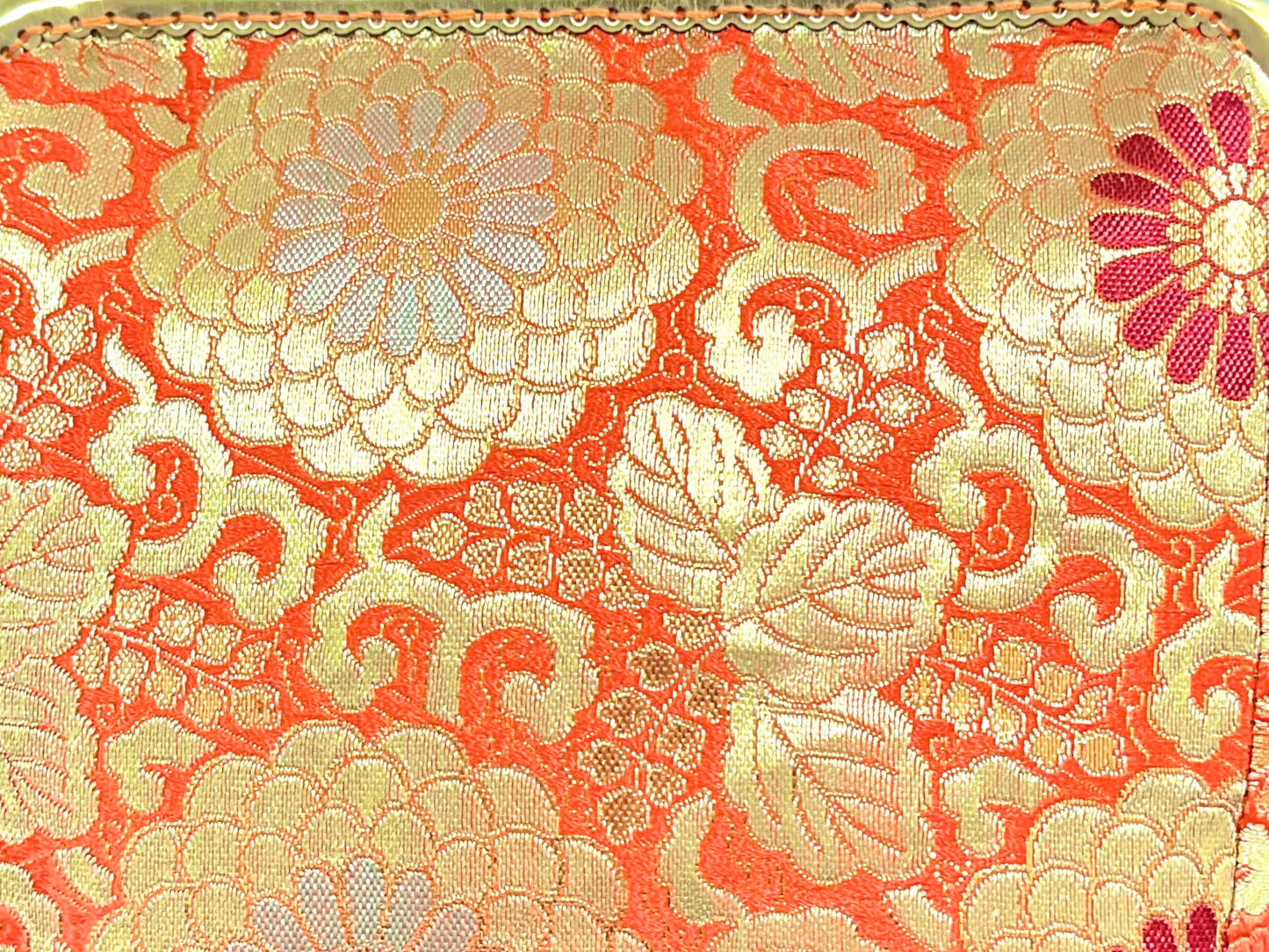 Kimono remake bamboo bag [No.2047]