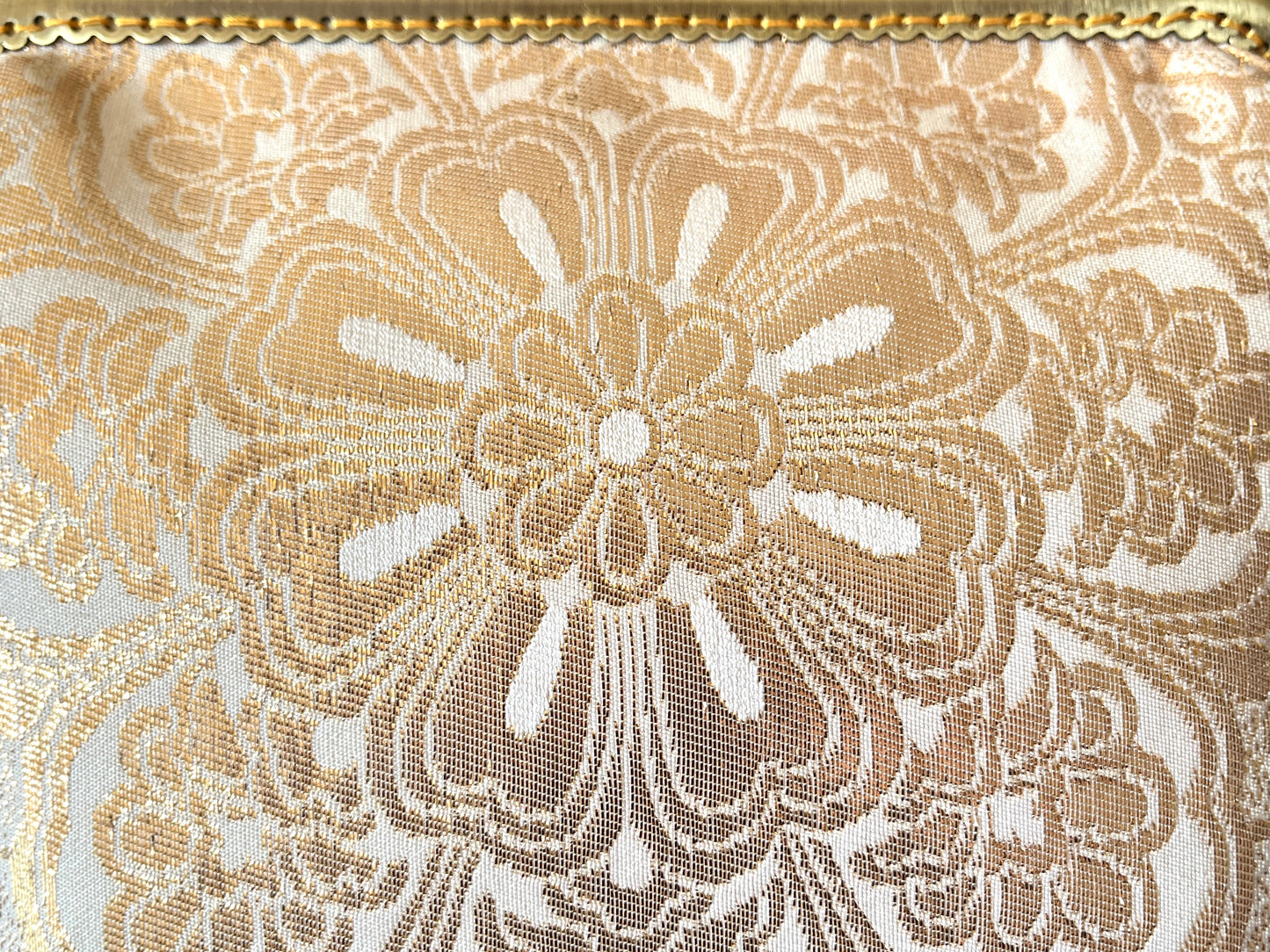 Kimono remake bamboo bag [No.1607]