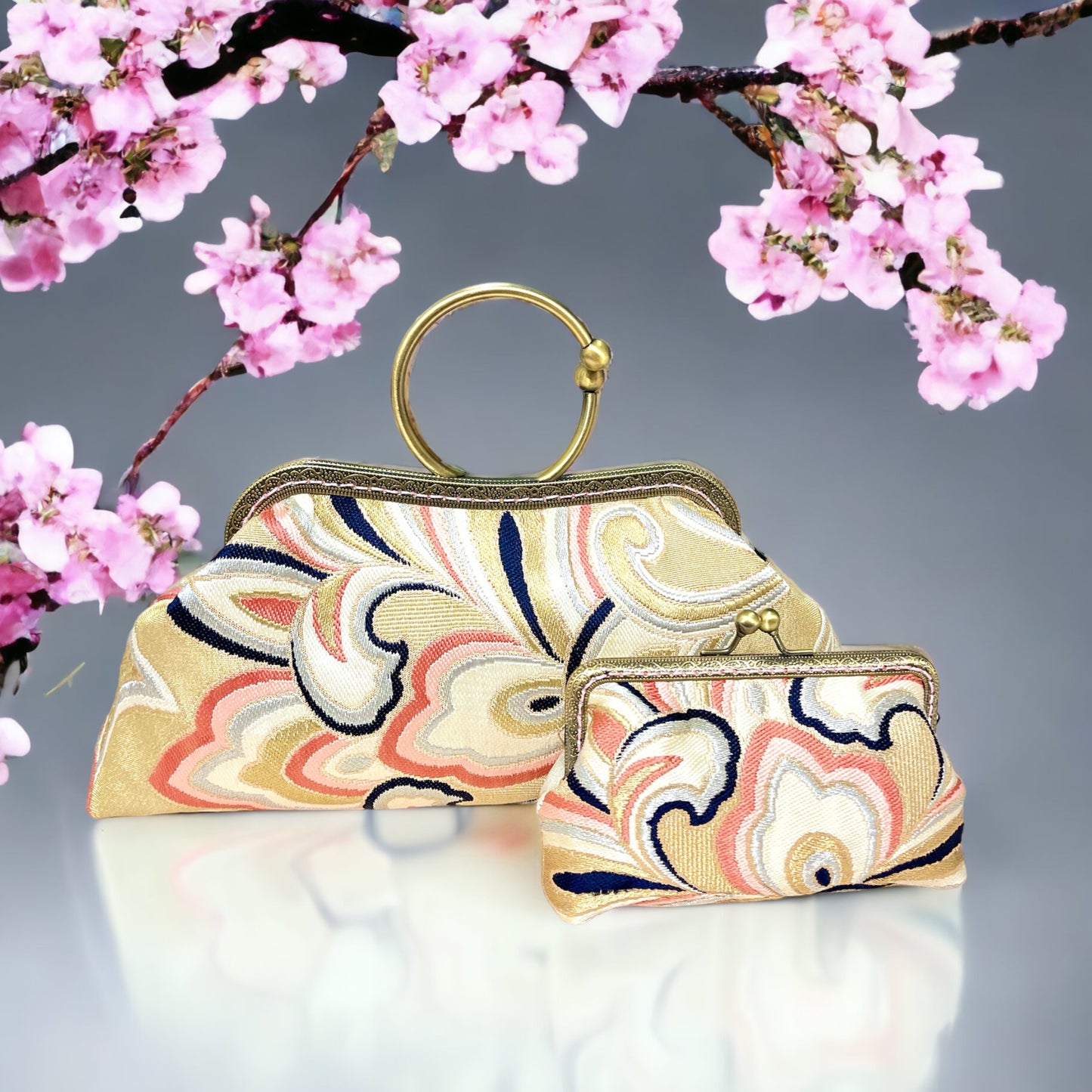 Kimono remake bag [No.69]