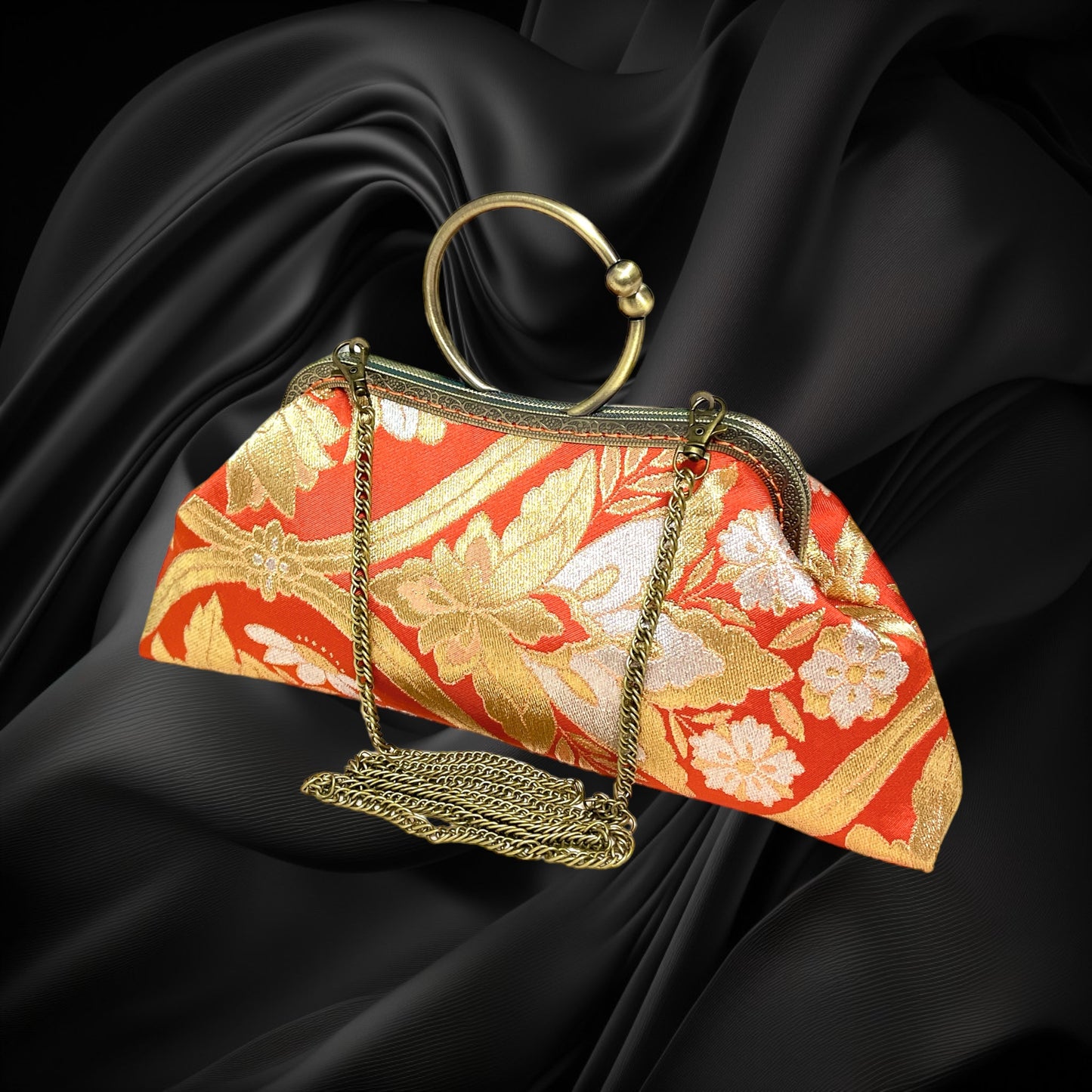 Kimono remake bag [No.82]