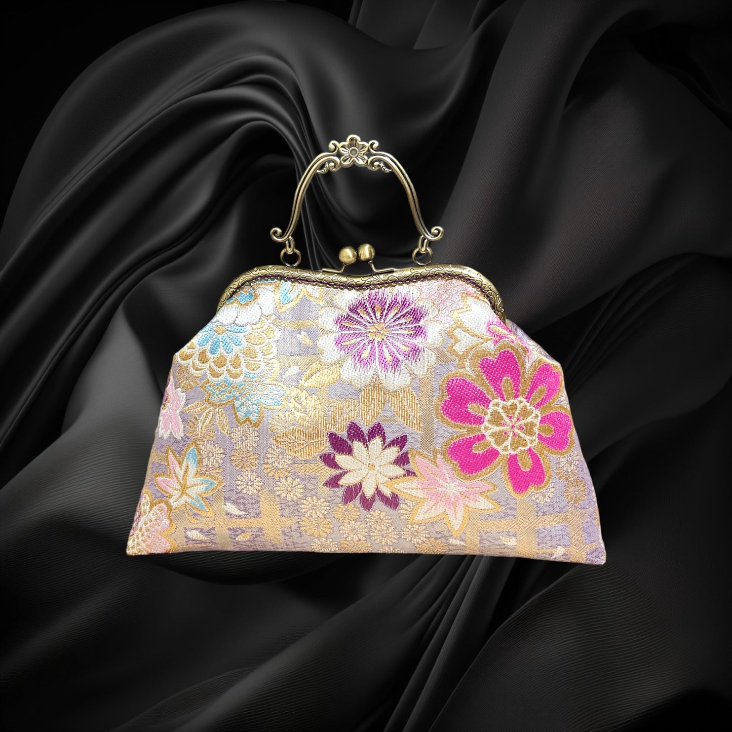 Kimono remake bag [No.87]