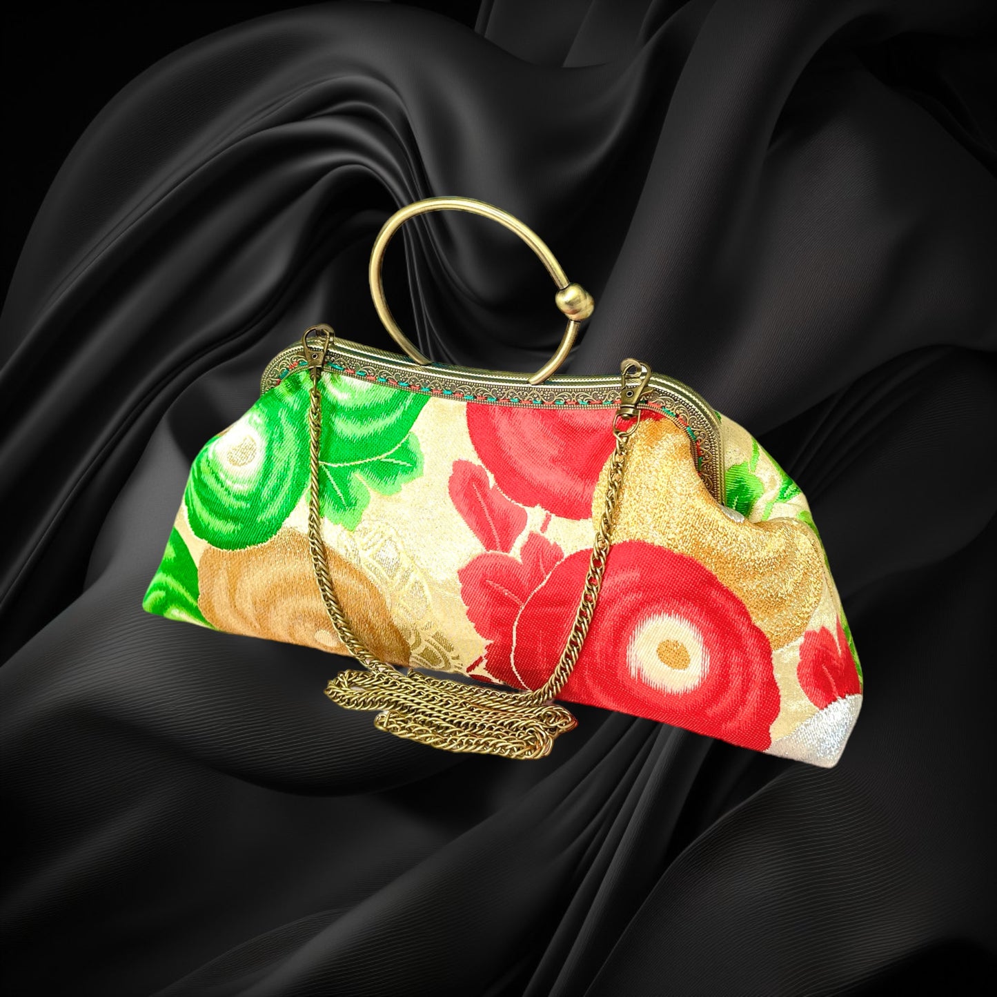 Kimono remake bag [No.146]