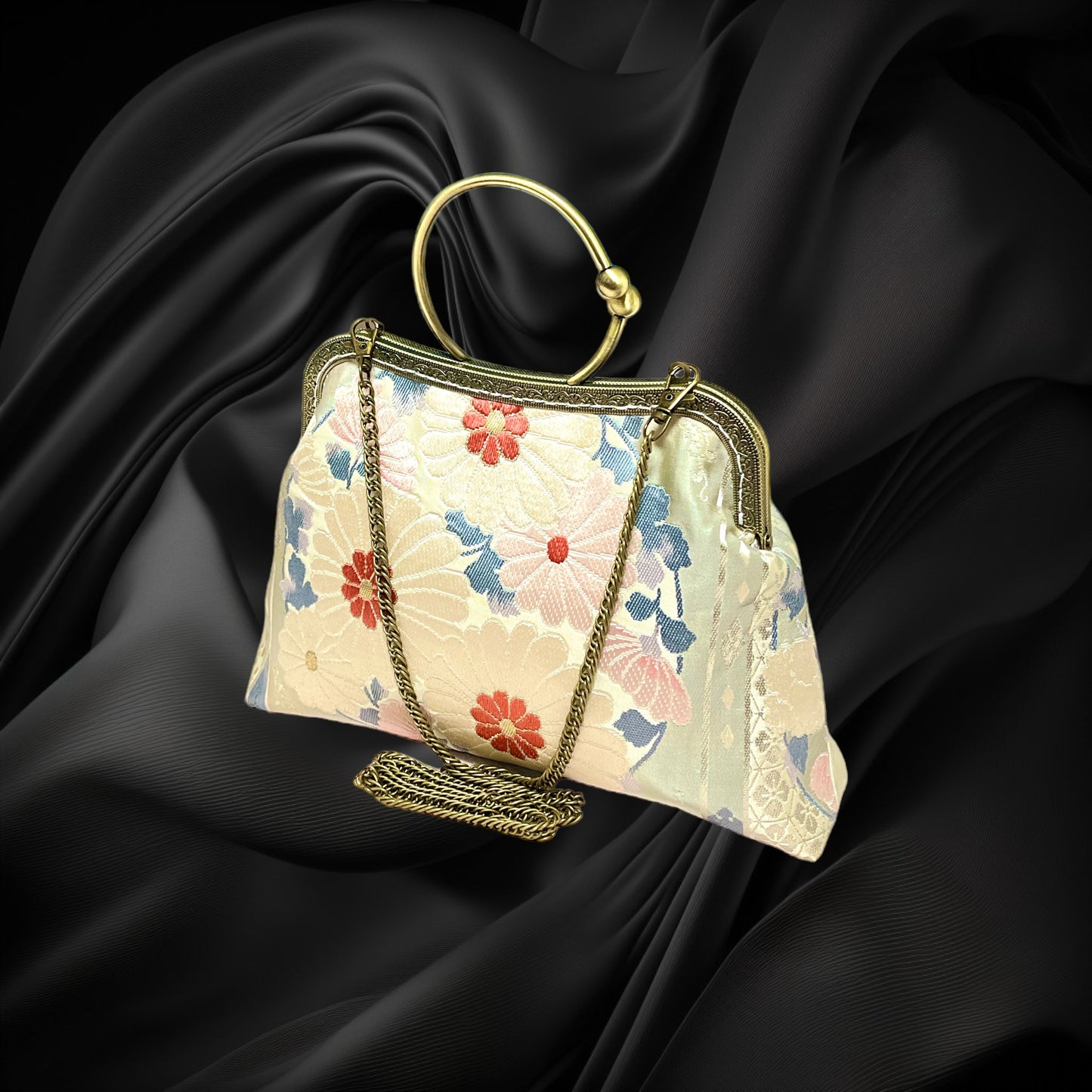 Kimono remake bag [No.174]