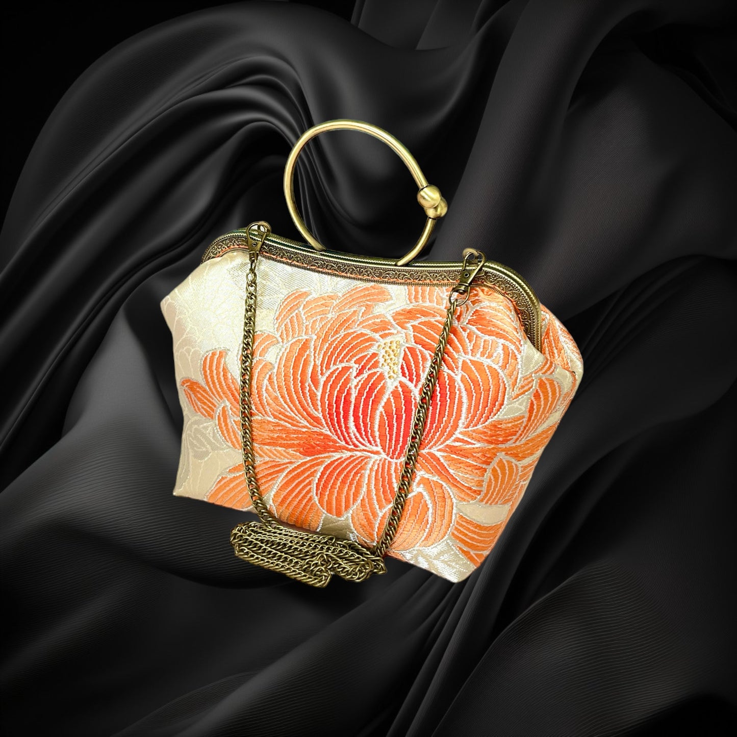 Kimono remake bag [No.209]