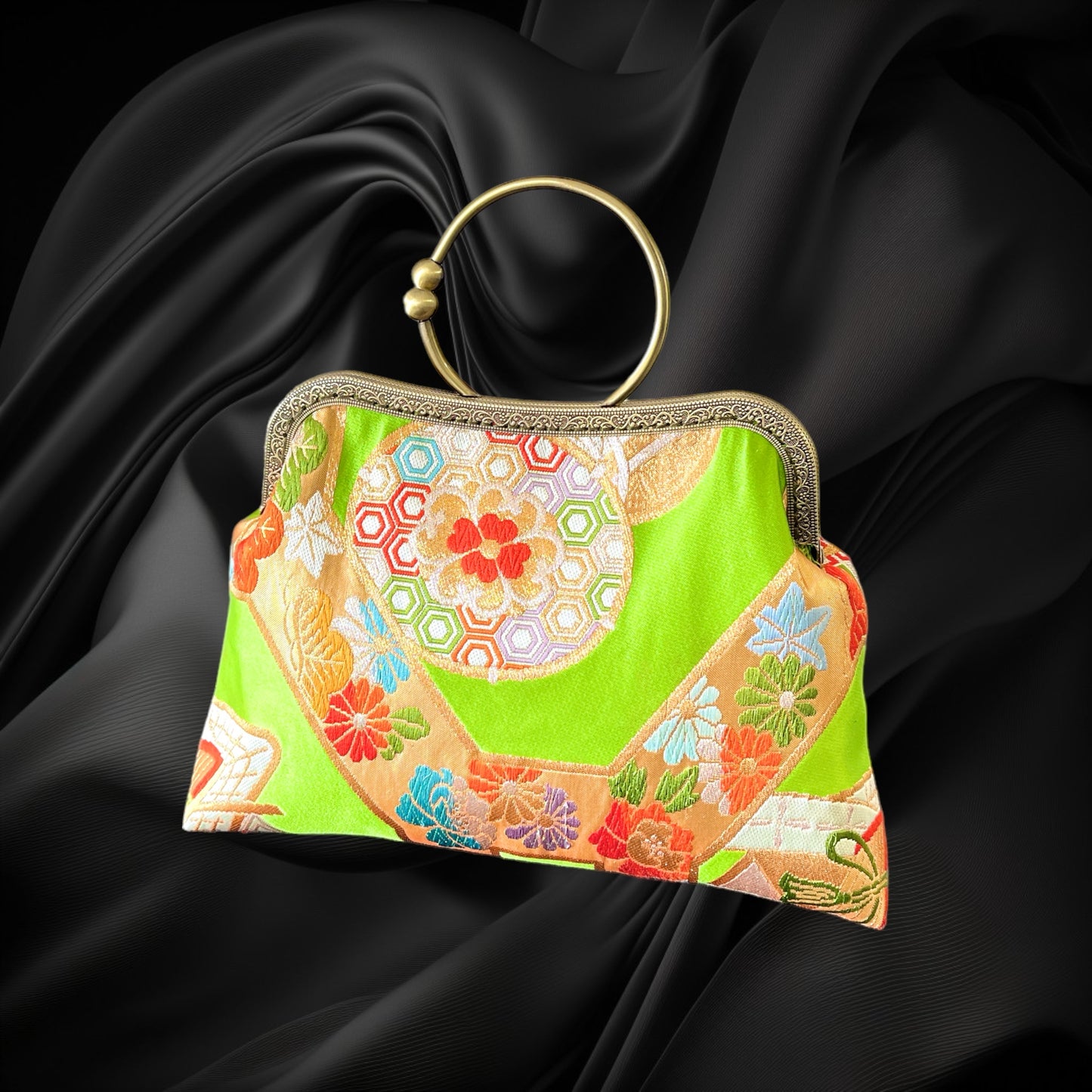 Kimono remake bag [No.351]