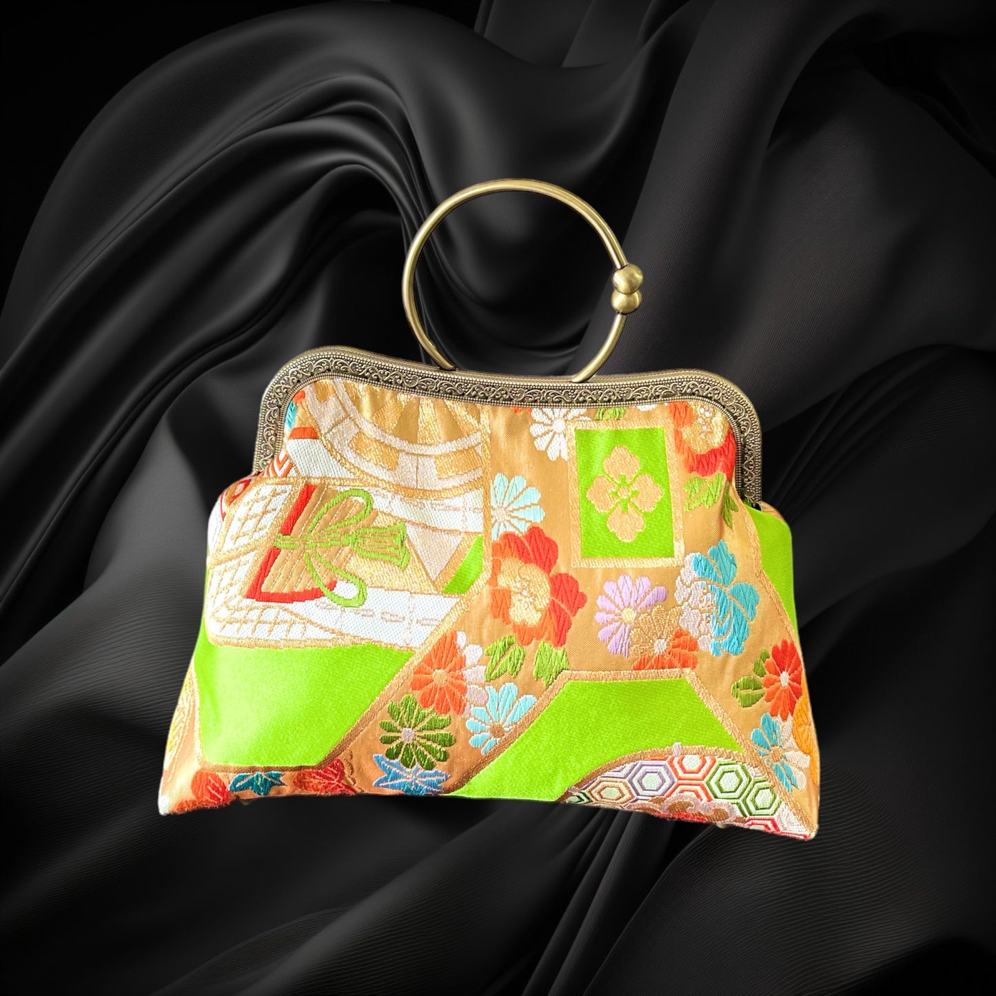 Kimono remake bag [No.351]