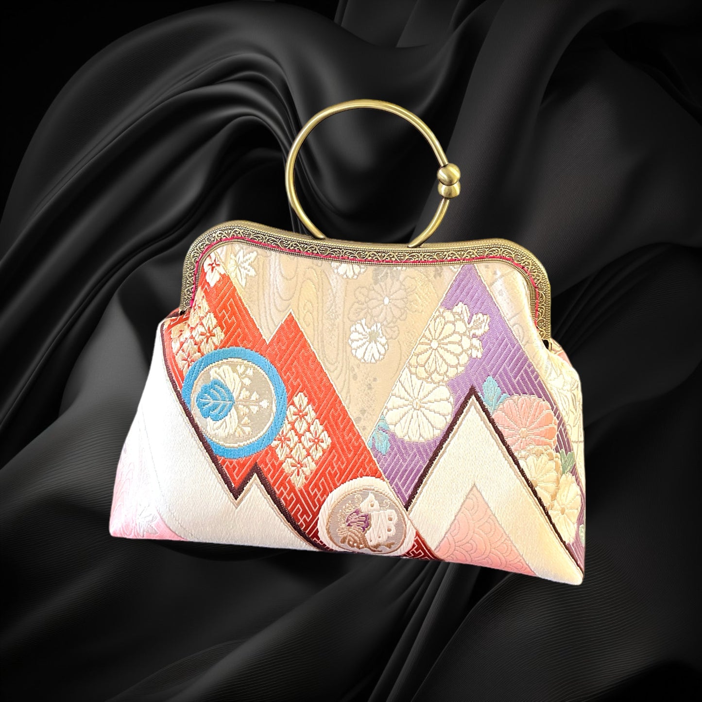 Kimono remake bag [No.365]