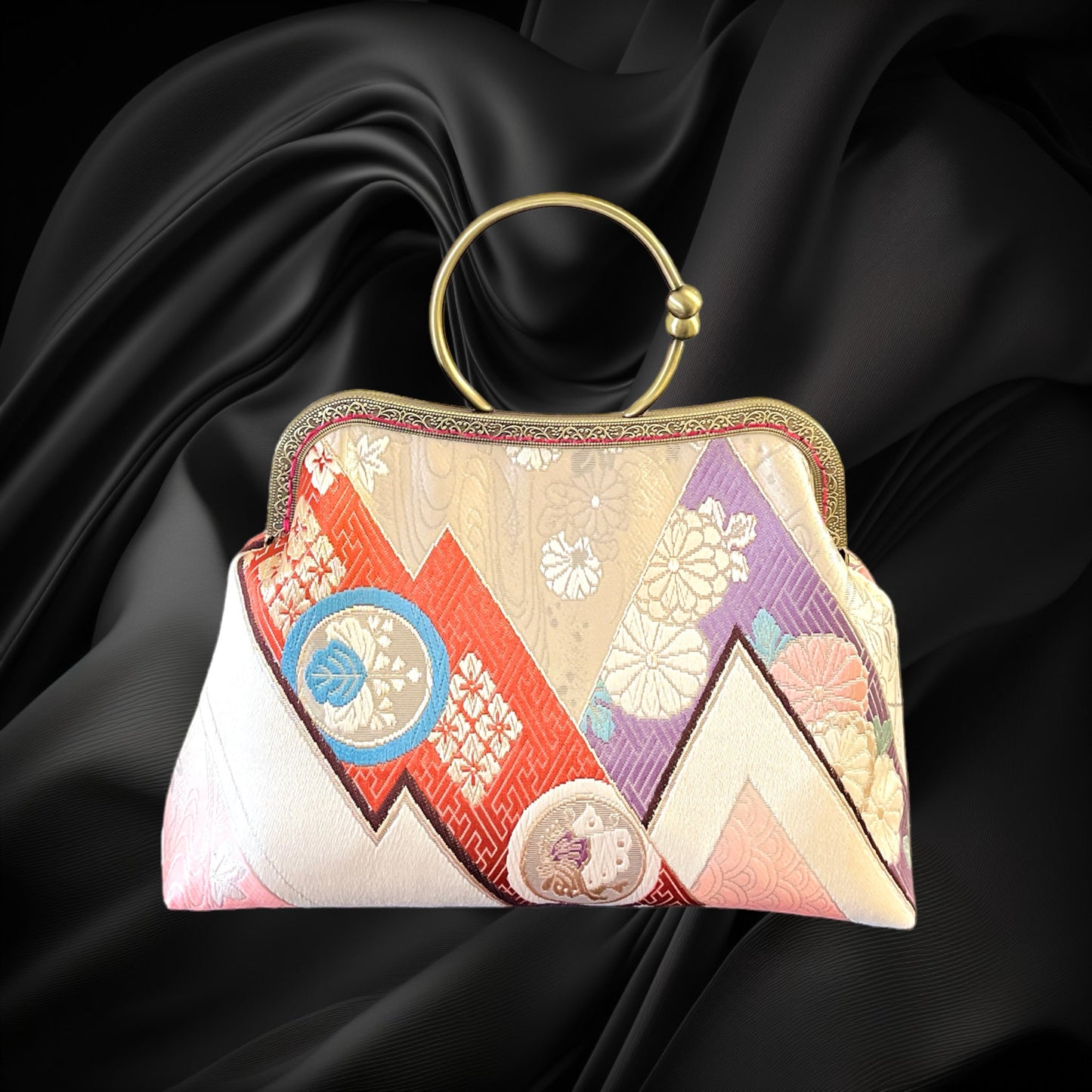 Kimono remake bag [No.365]