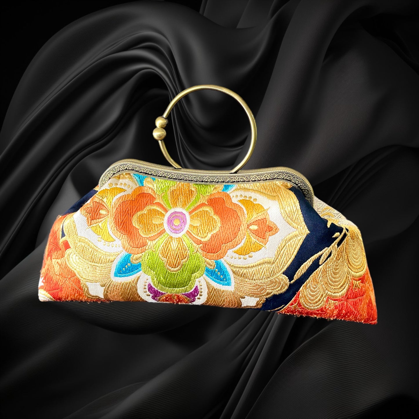 Kimono remake bag [No.399]