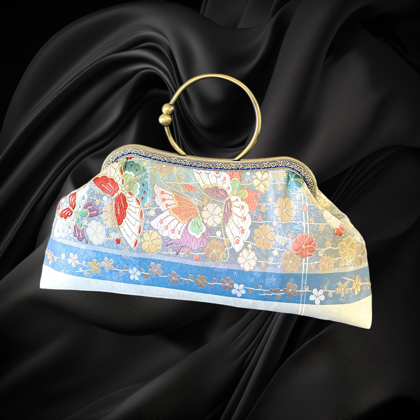 Kimono remake bag [No.415]