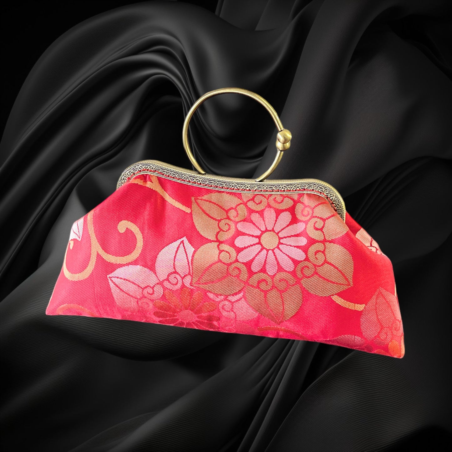 Kimono remake bag [No.412]