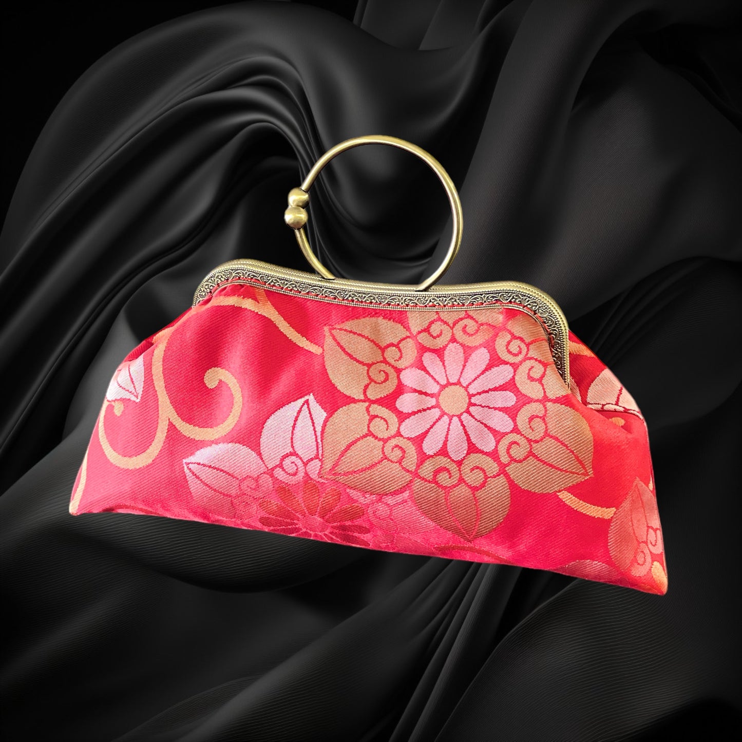 Kimono remake bag [No.412]