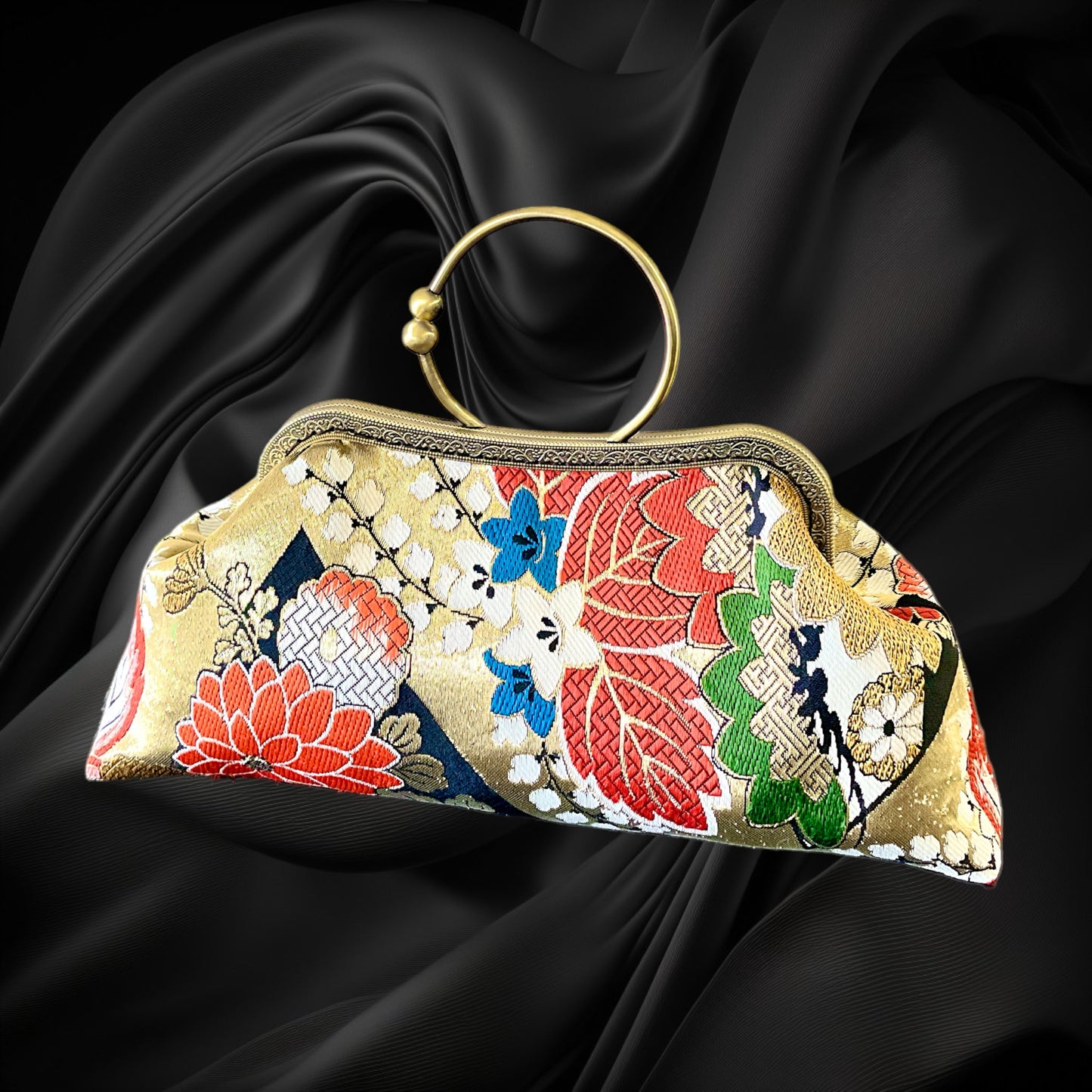 Kimono remake bag [No.414]