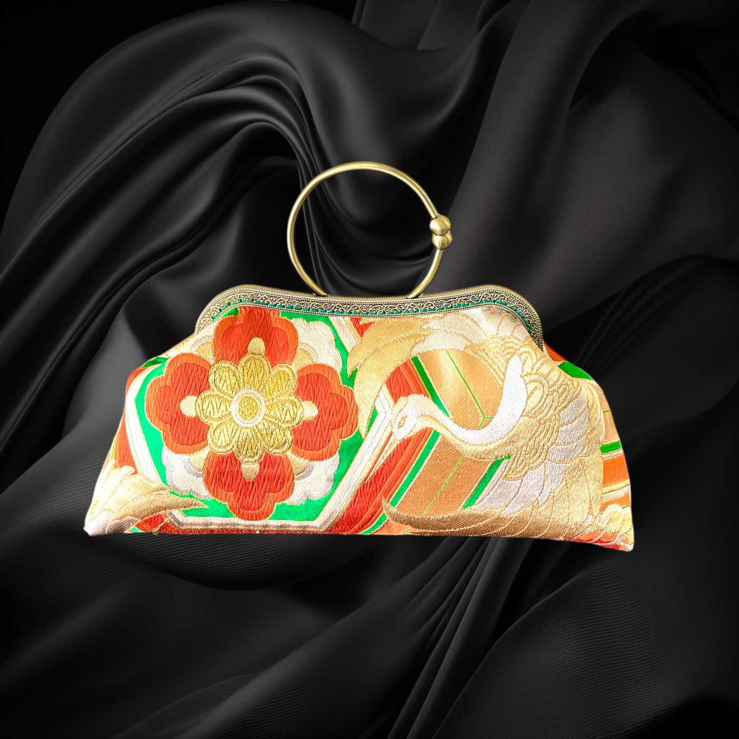 Kimono remake bag [No.437]