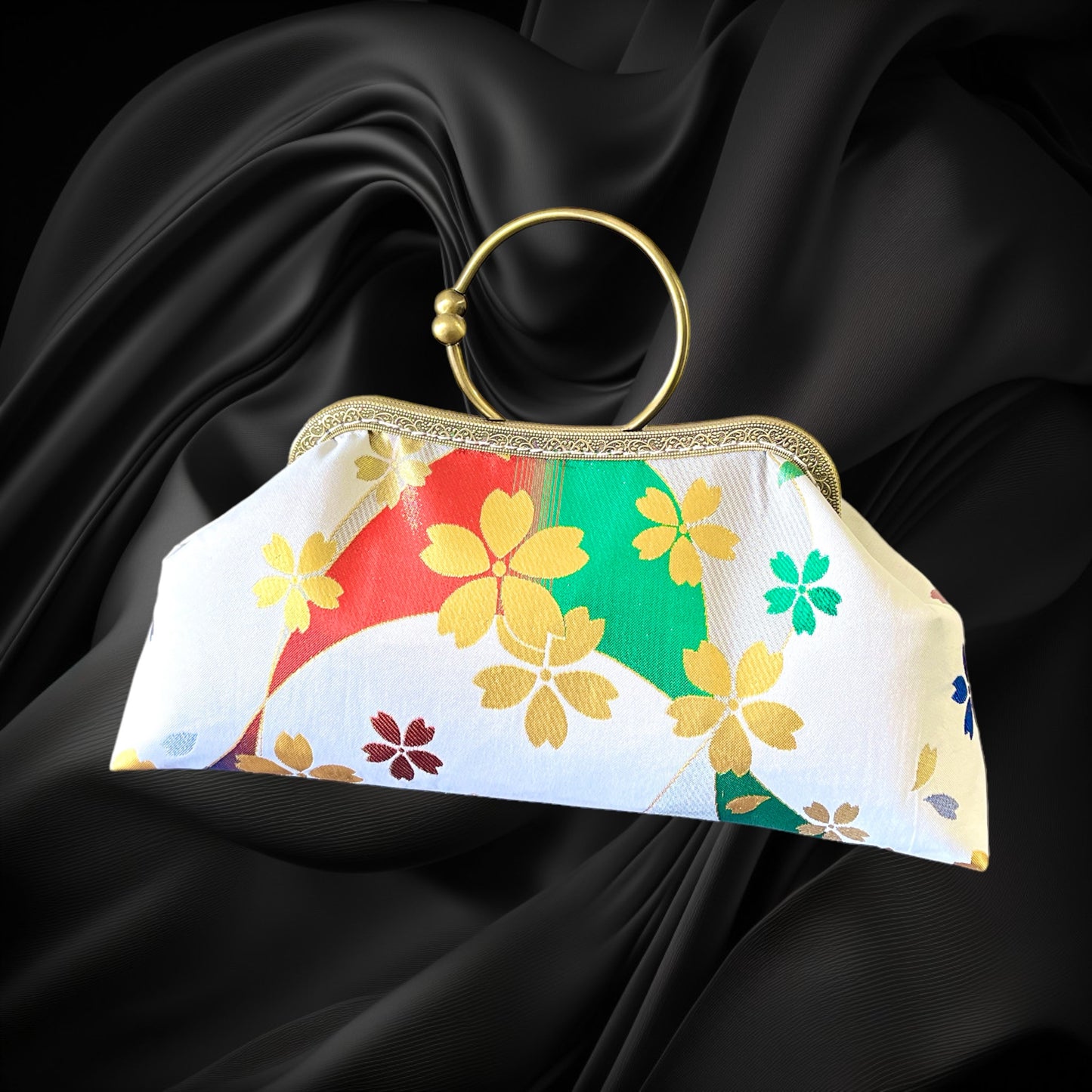 Kimono remake bag [No.436]