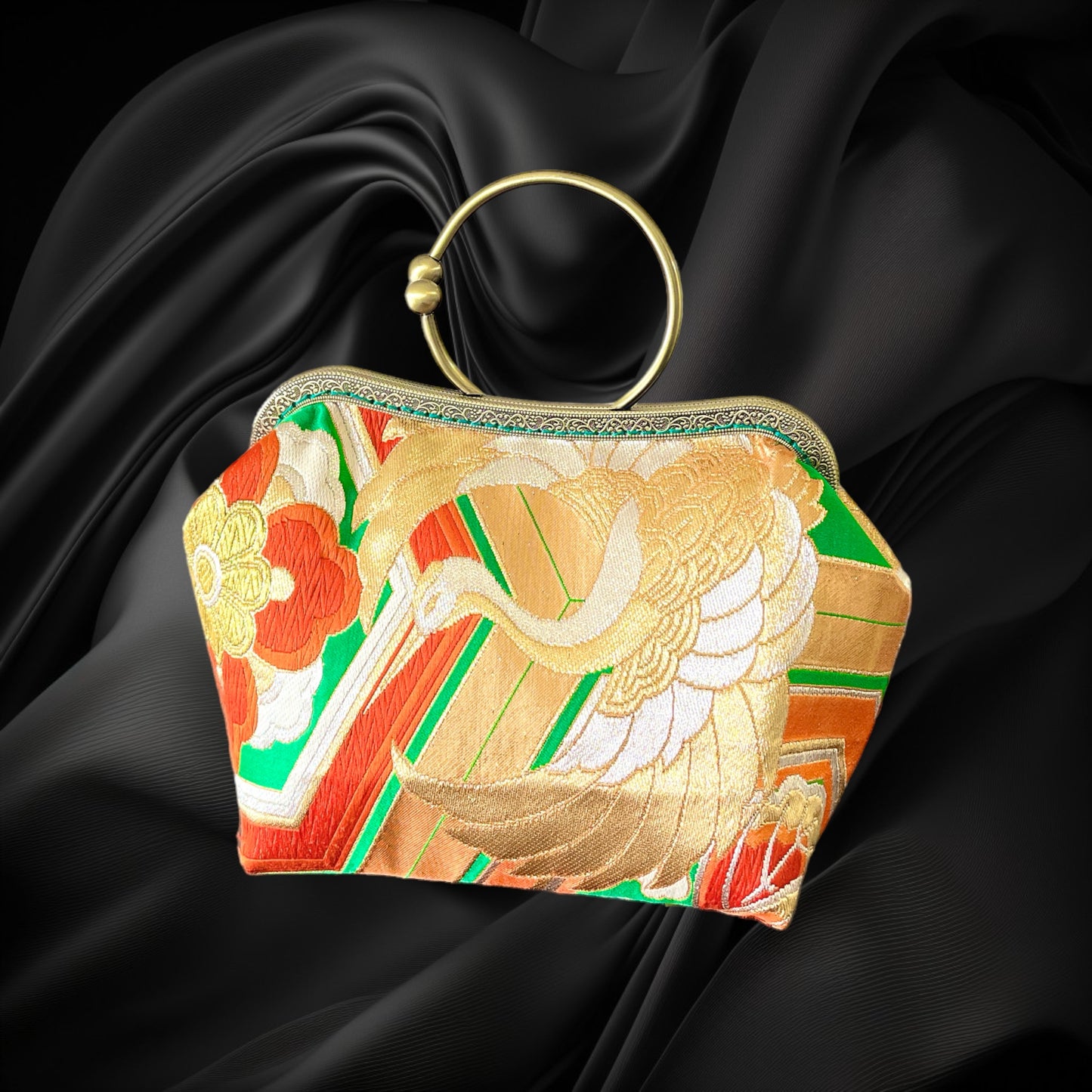 Kimono remake bag [No.438]