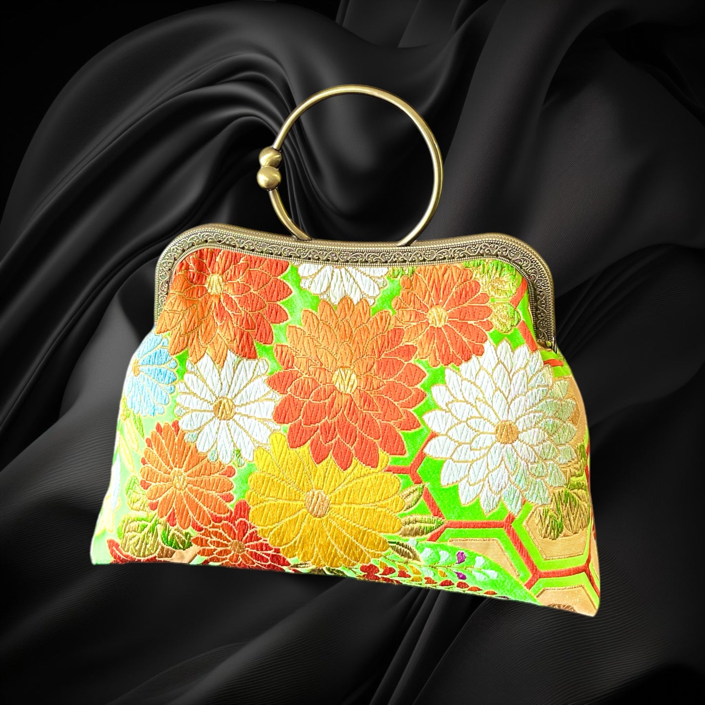 Kimono remake bag [No.448]