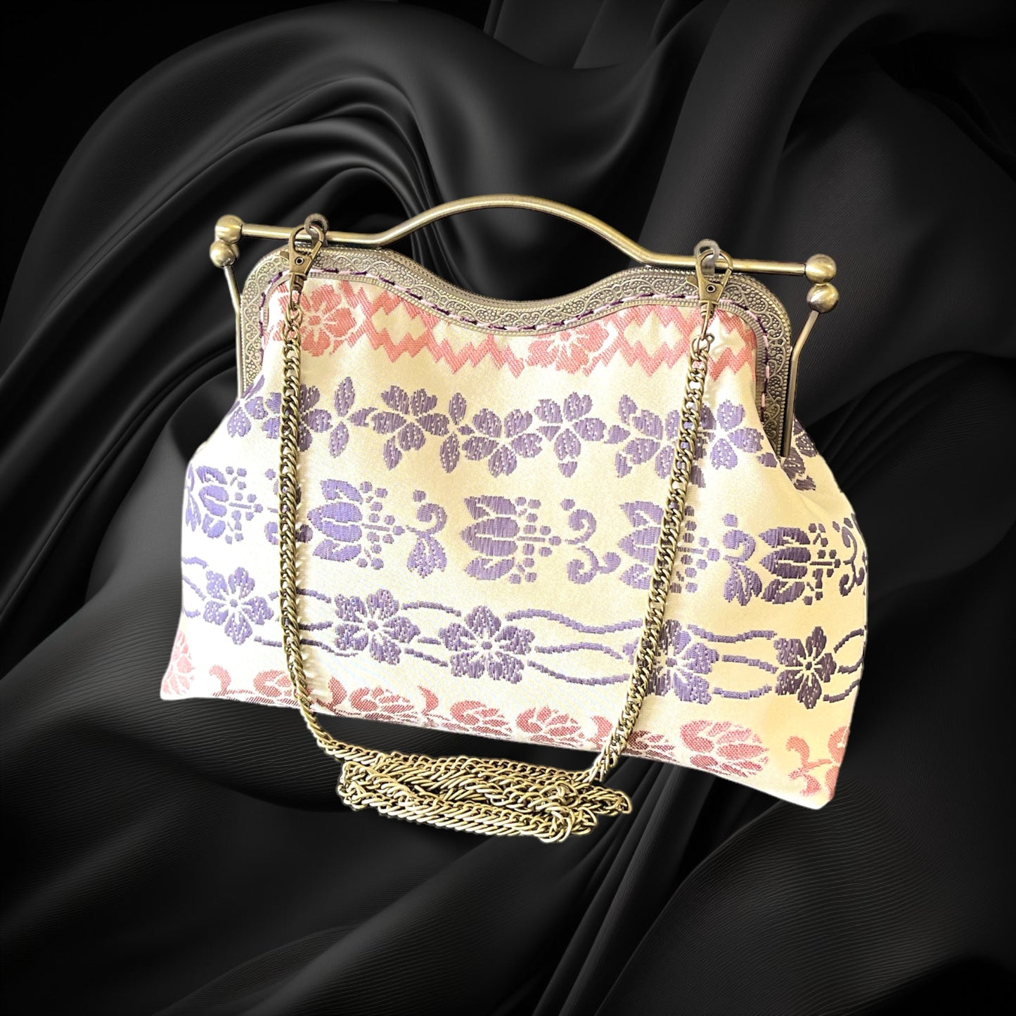 Kimono remake bag [No.471]