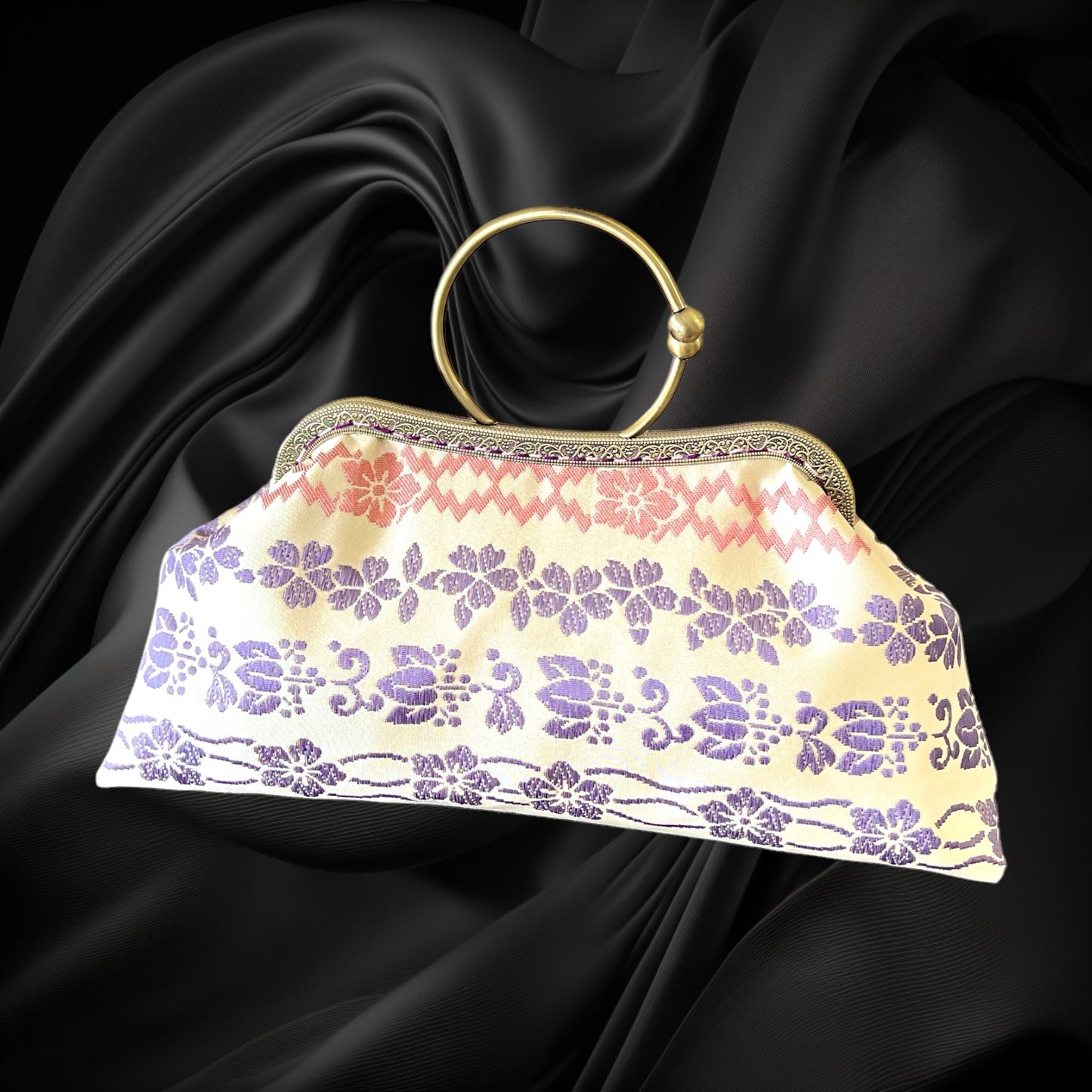 Kimono remake bag [No.477]