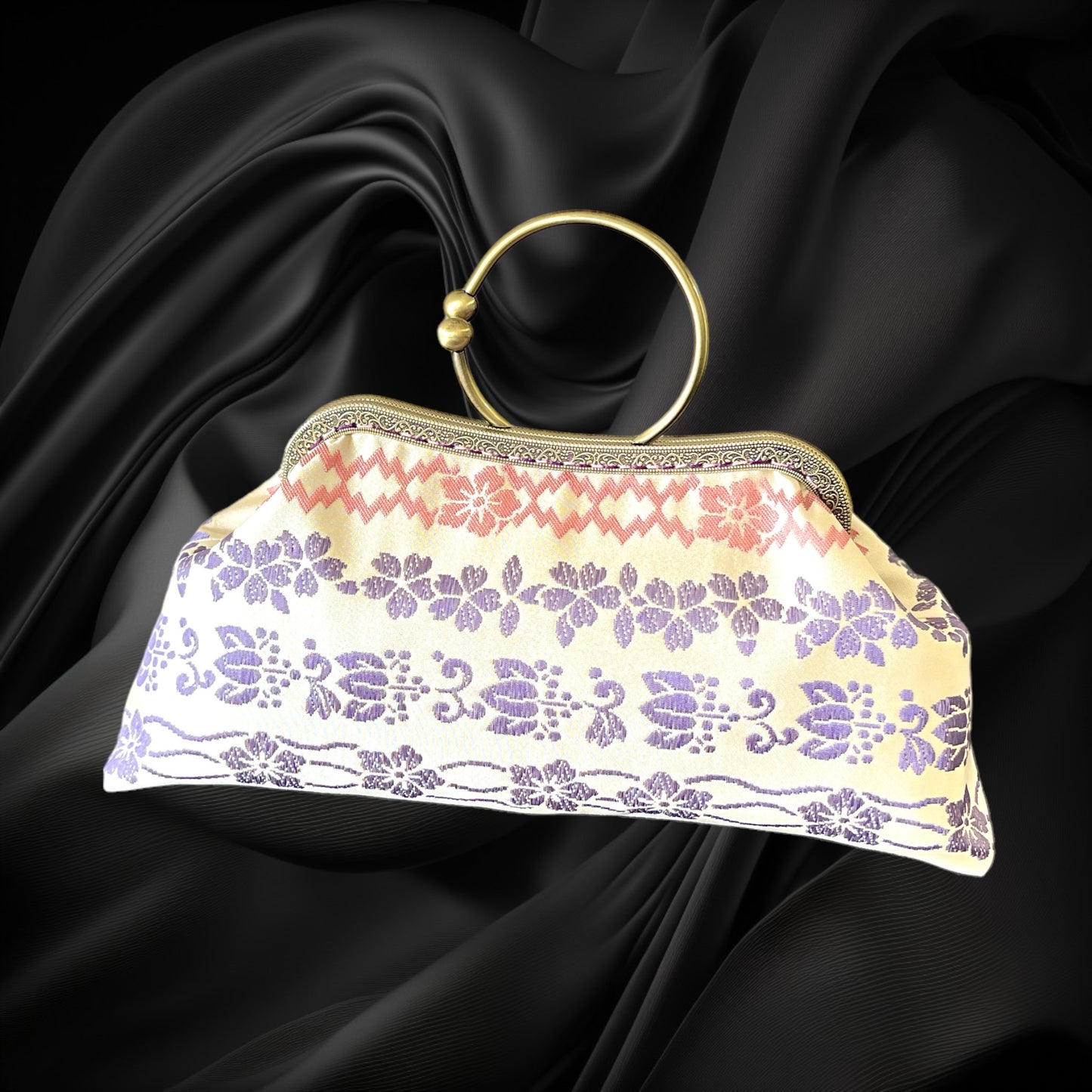 Kimono remake bag [No.477]