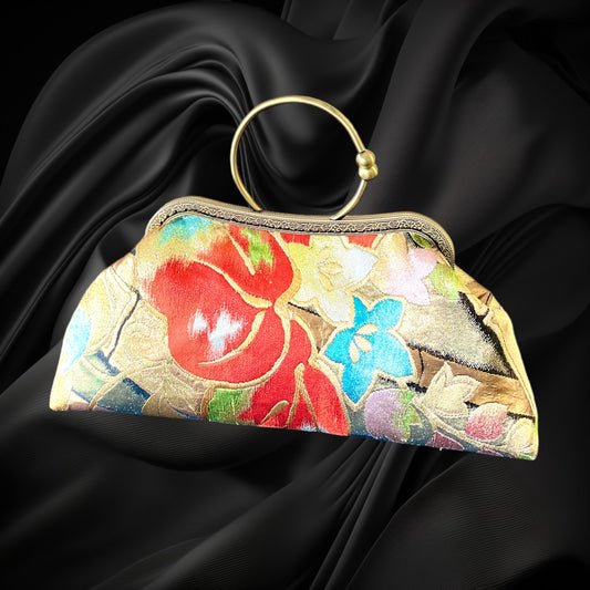 Kimono remake bag [No.484]